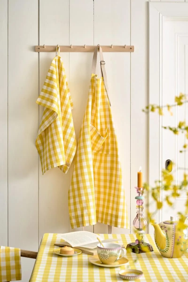 PIP Studio Krus og kopper med hank Lily & Lotus Kop m. underkop i Yellow, 3