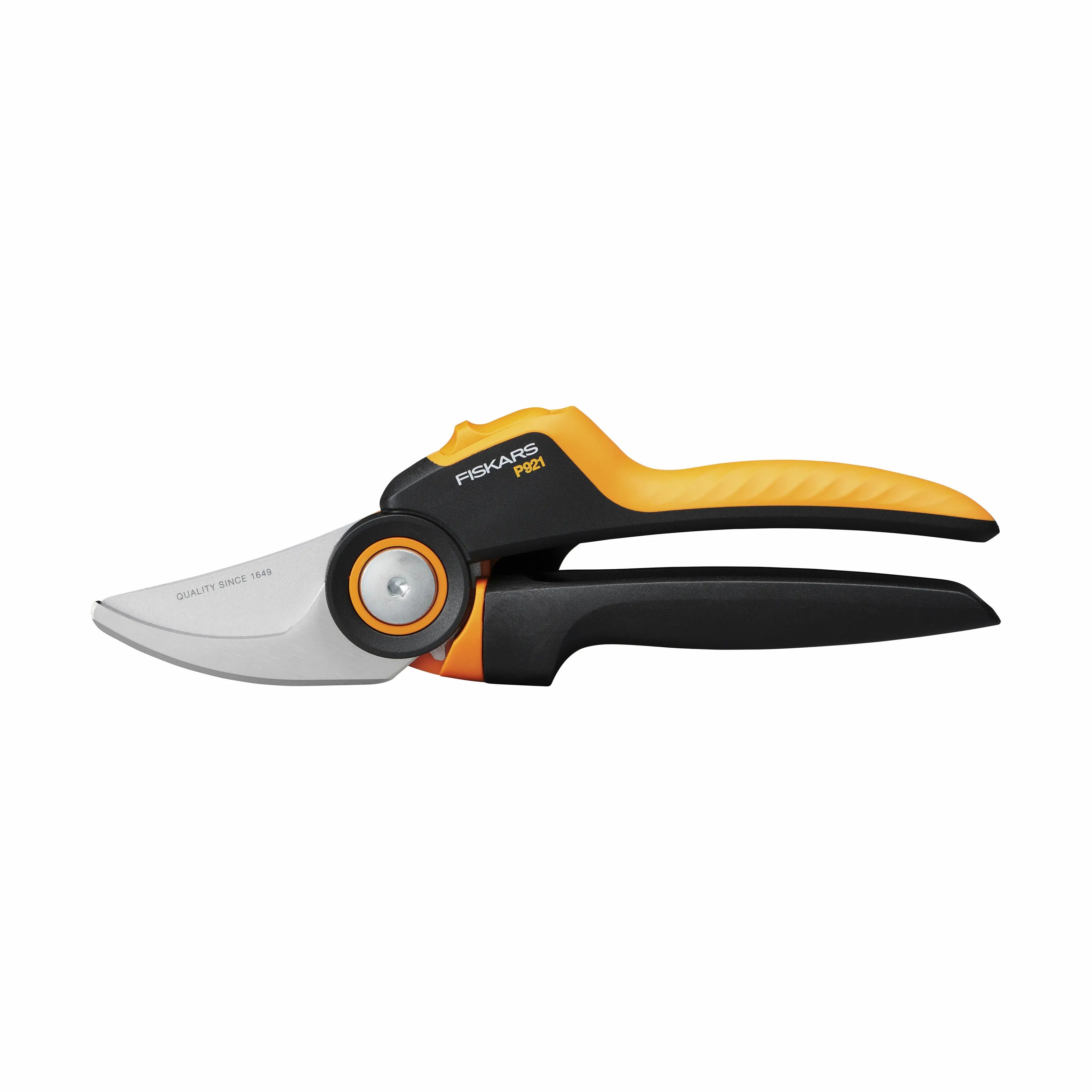 Fiskars Garden Haveredskaber X-series Beskæresaks med sideskær (P921) i Sort/orange, 1