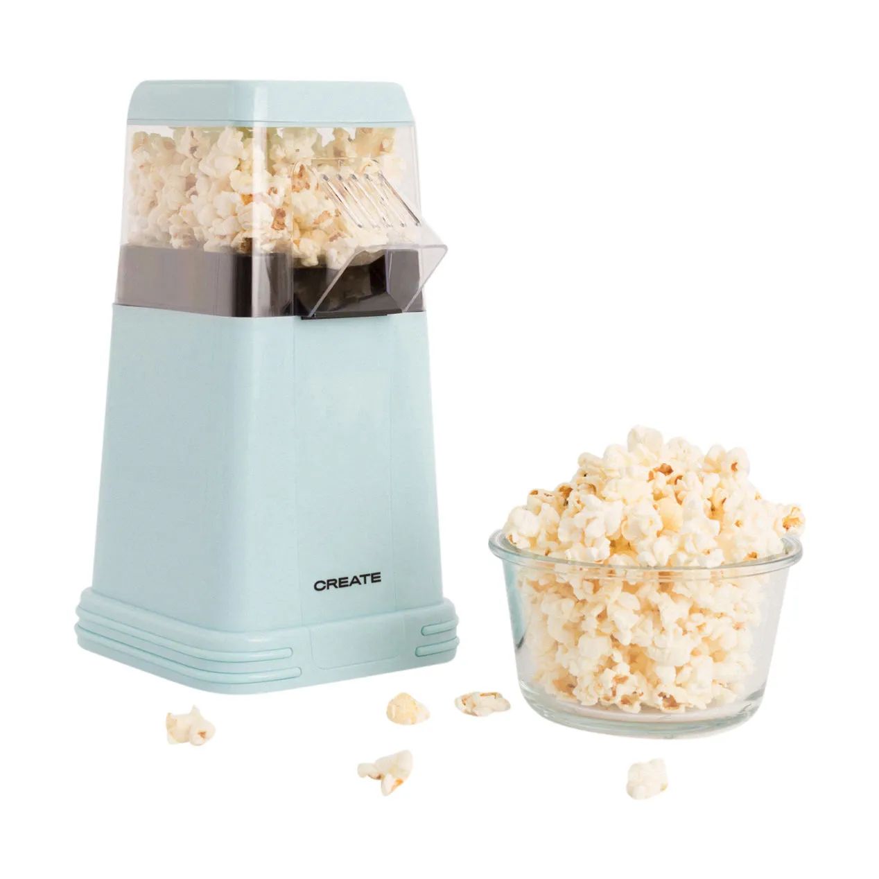 CREATE Popcornmaskiner Popcornmaskine 155944 i Himmelblå, 80 gram, 4
