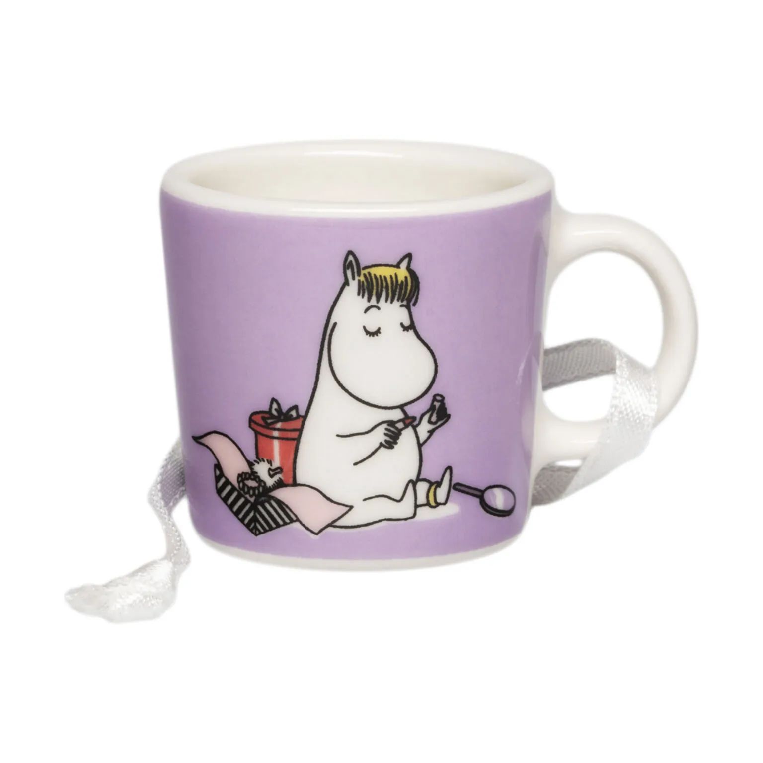 Moomin Arabia Krus og kopper med hank Love Minikrus - Snorkfrøken i Snorkfrøken/lilla, 1