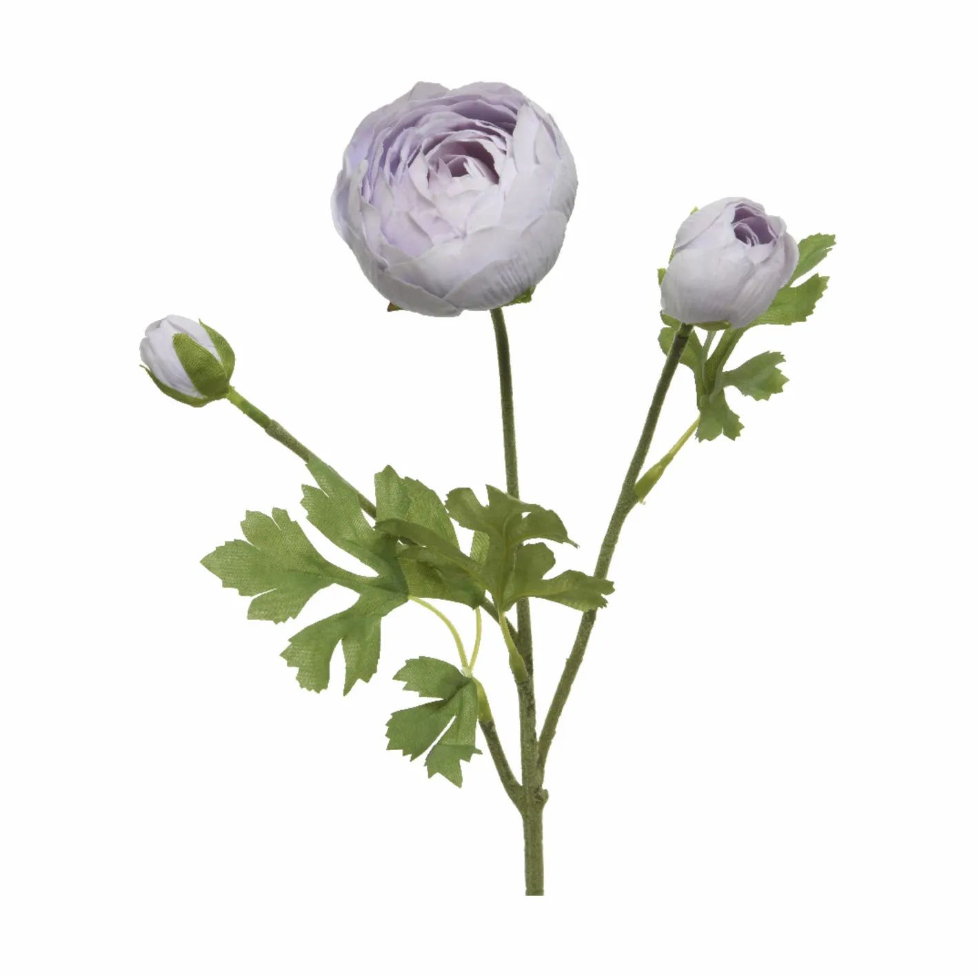 CASA Living Kunstige blomster Kunstig Blomst - Ranunkel i lilla, 1
