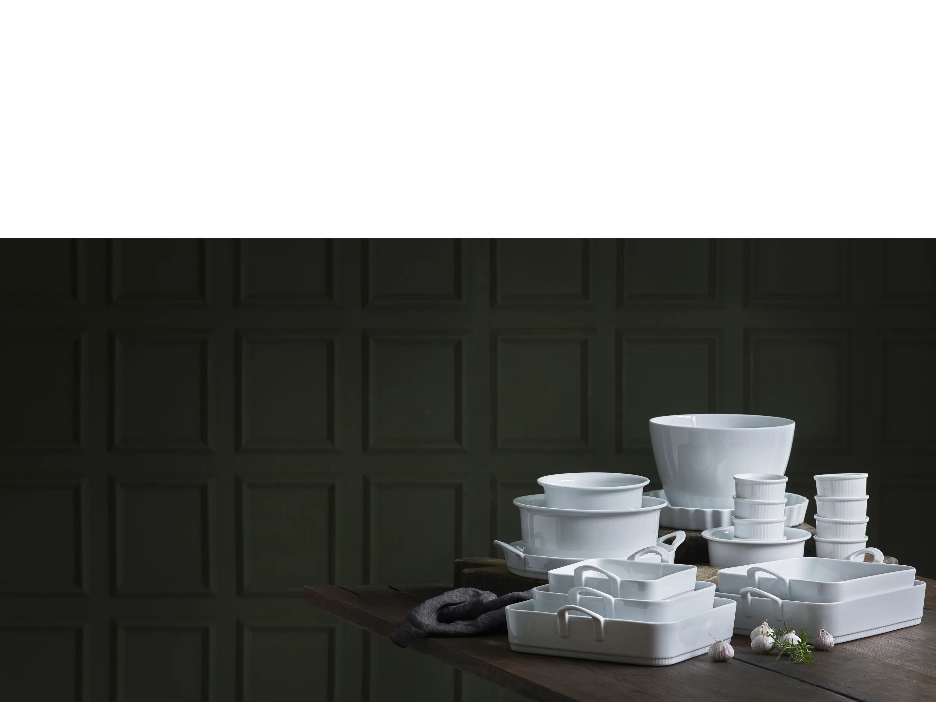Pillivuyt Ramekiner Ramekin Lav Nr. 1 i hvid, H4 x Ø9 cm, 2
