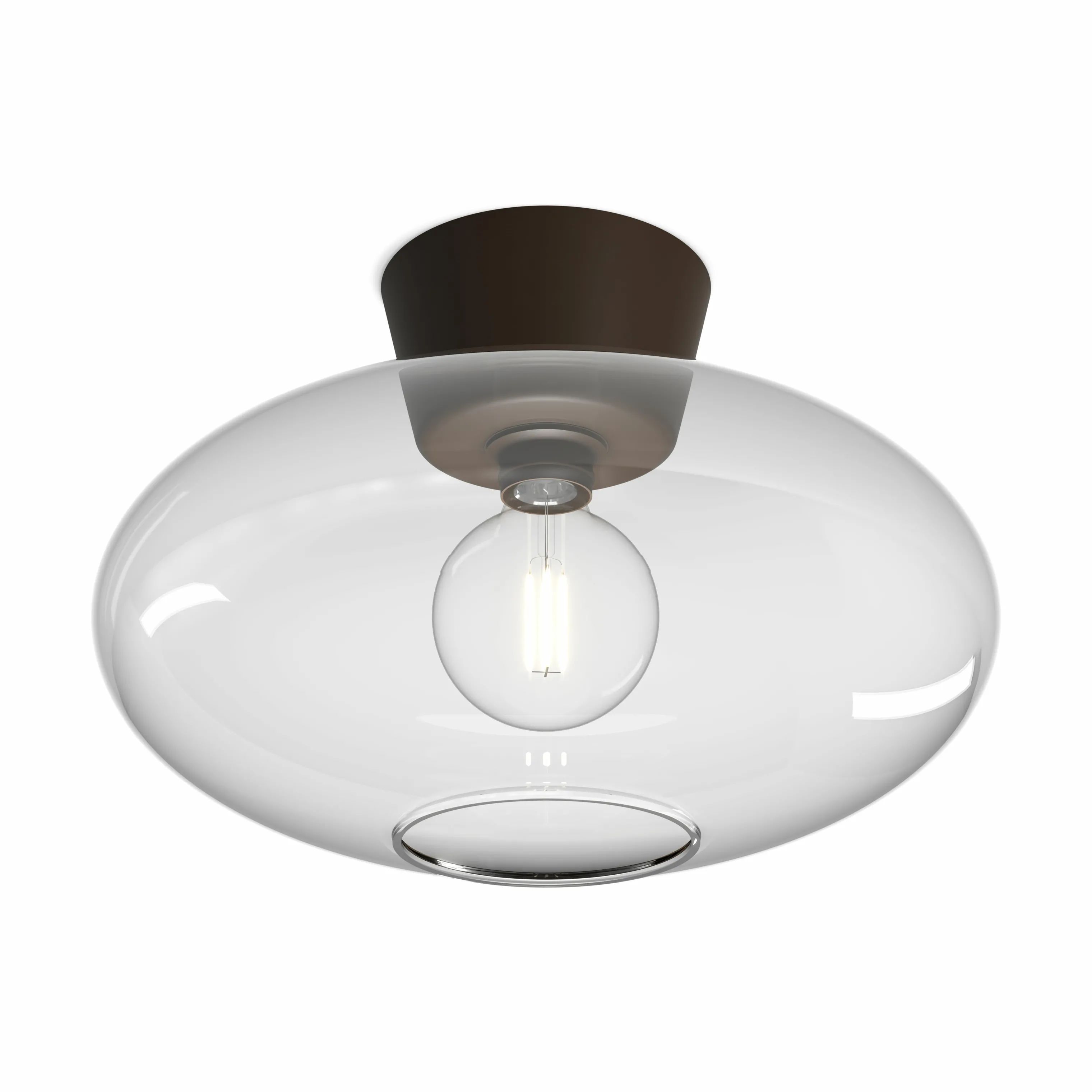 Belid Loftlamper Bullo Plafond i Oxid/klar, 1