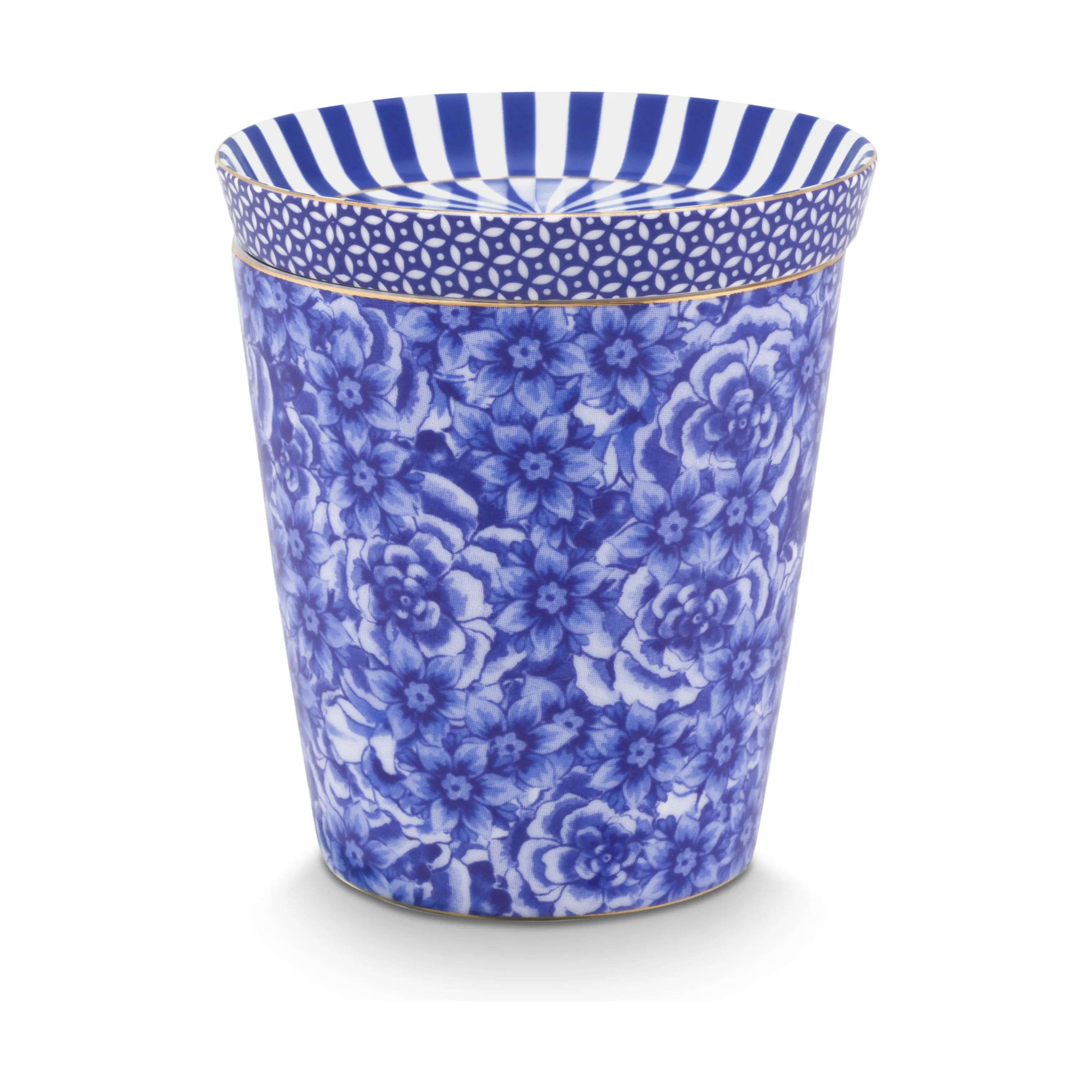 PIP Studio Krus og kopper uden hank Dot delight Royal Krus m. skål - 2 dele i Flower & Tea Tip blå, 1