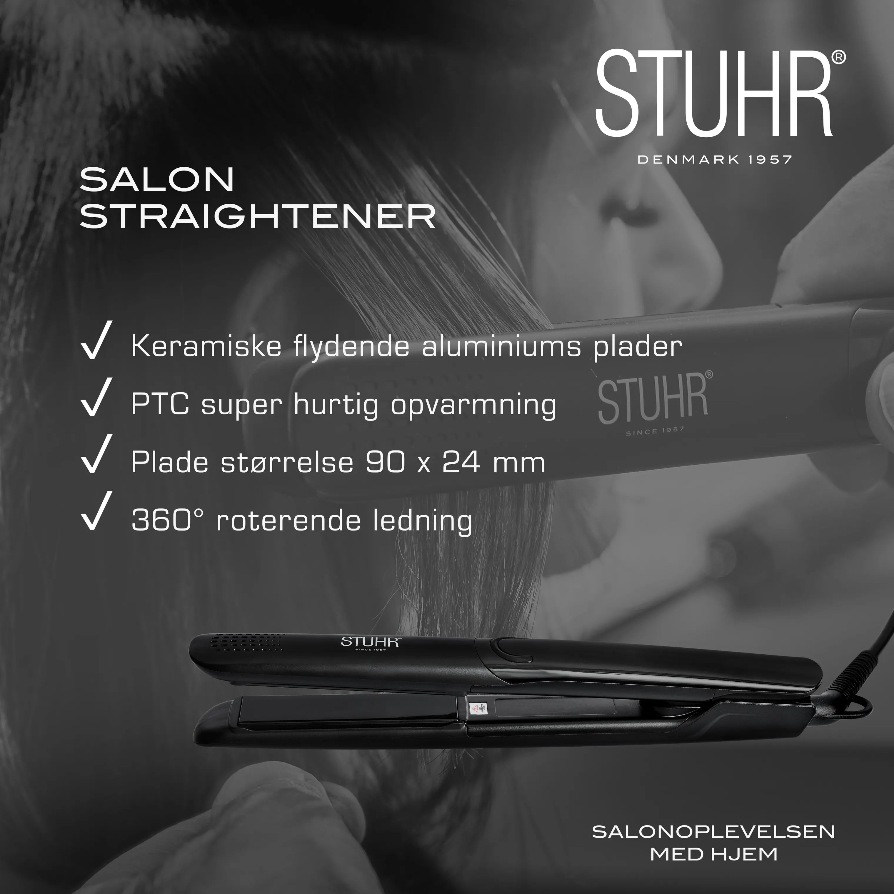 Stuhr Glattejern Stuhr Salon Salon Glattejern i Sort, 3