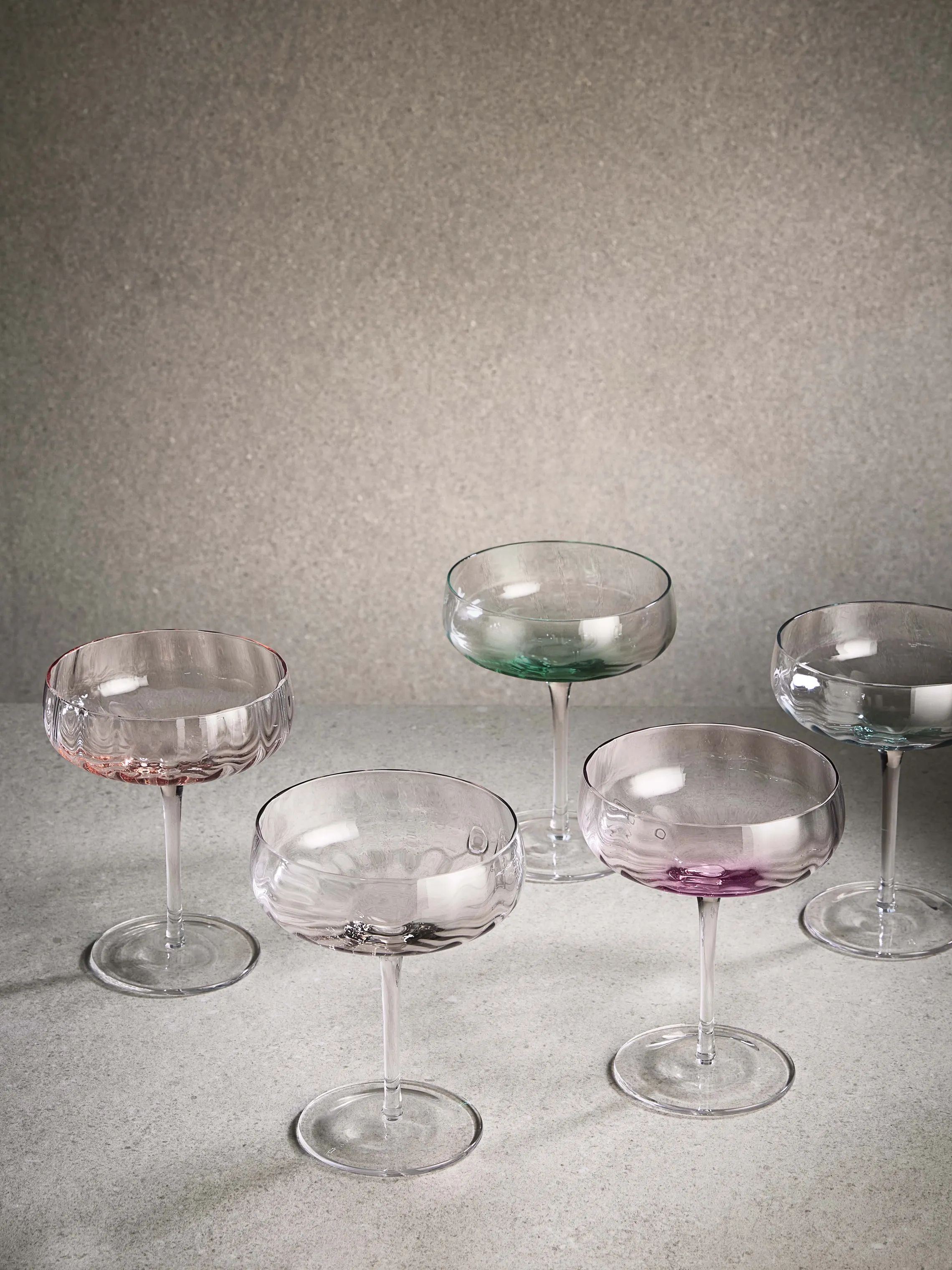 SØHOLM Champagneglas Sonja Champagneglas i Green, 3