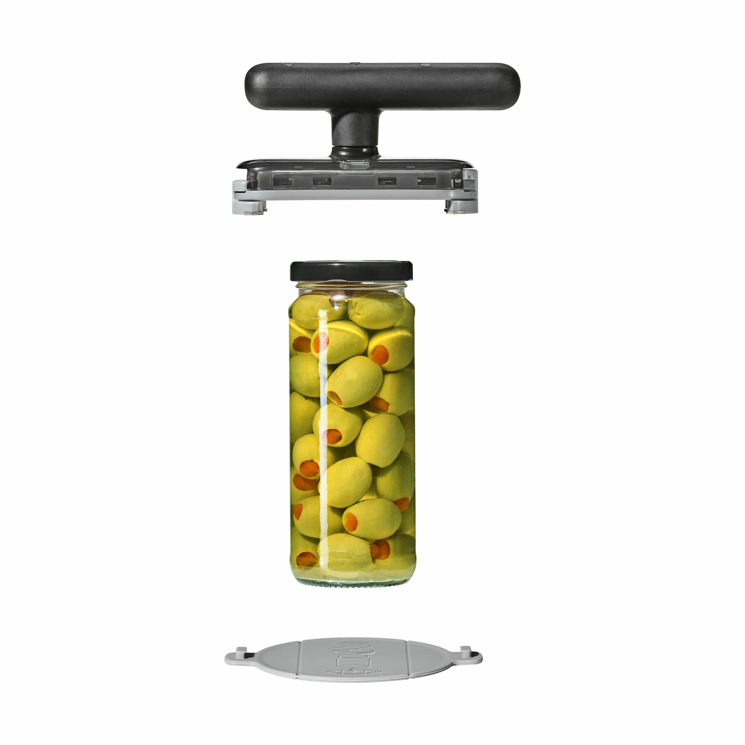 OXO Dåseåbnere og lågåbnere Good Grips Lågåbner i stål;sort;grå, 4