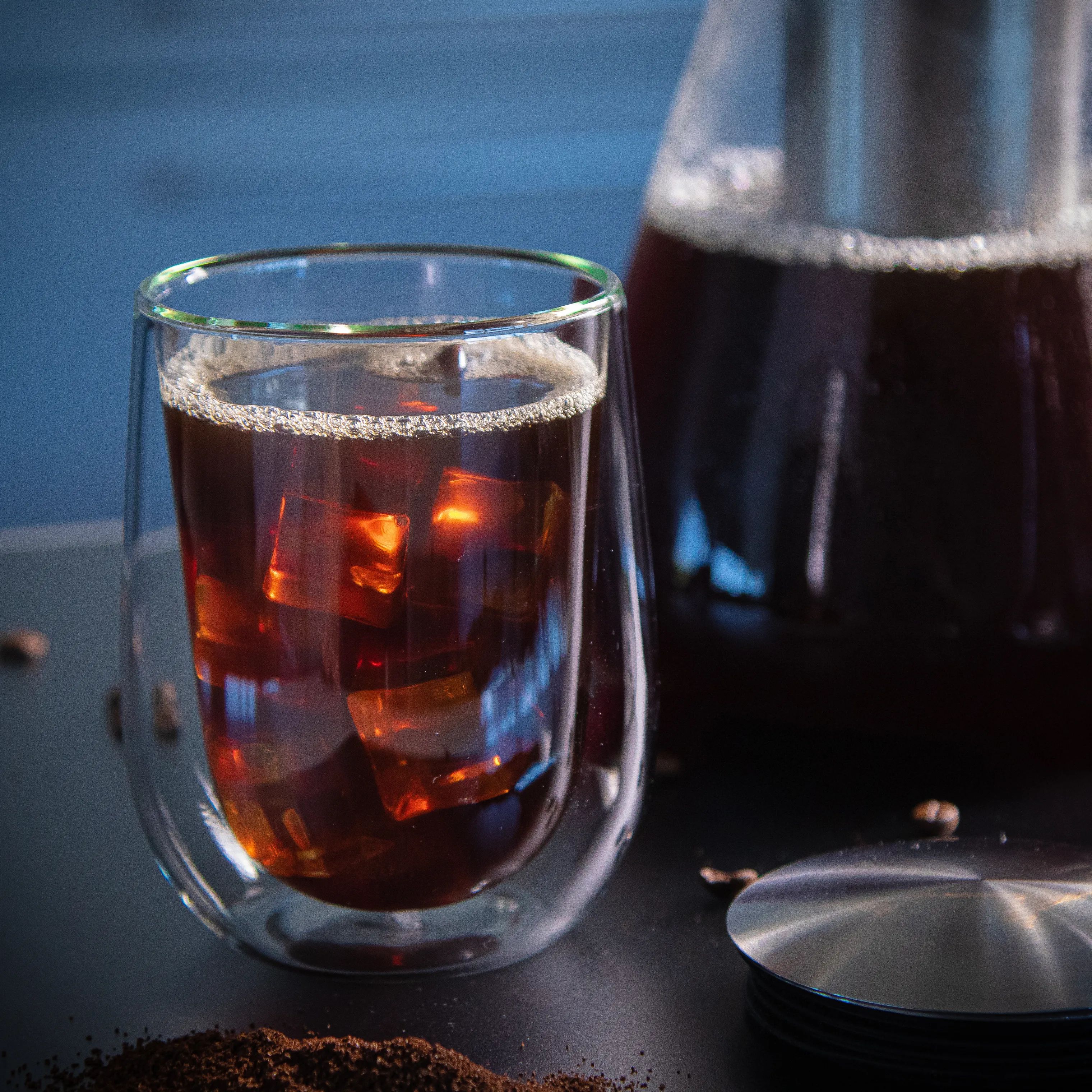 Cilio Termoglas Verona Caffe Latte-glas - 2 stk. i Klar, 2