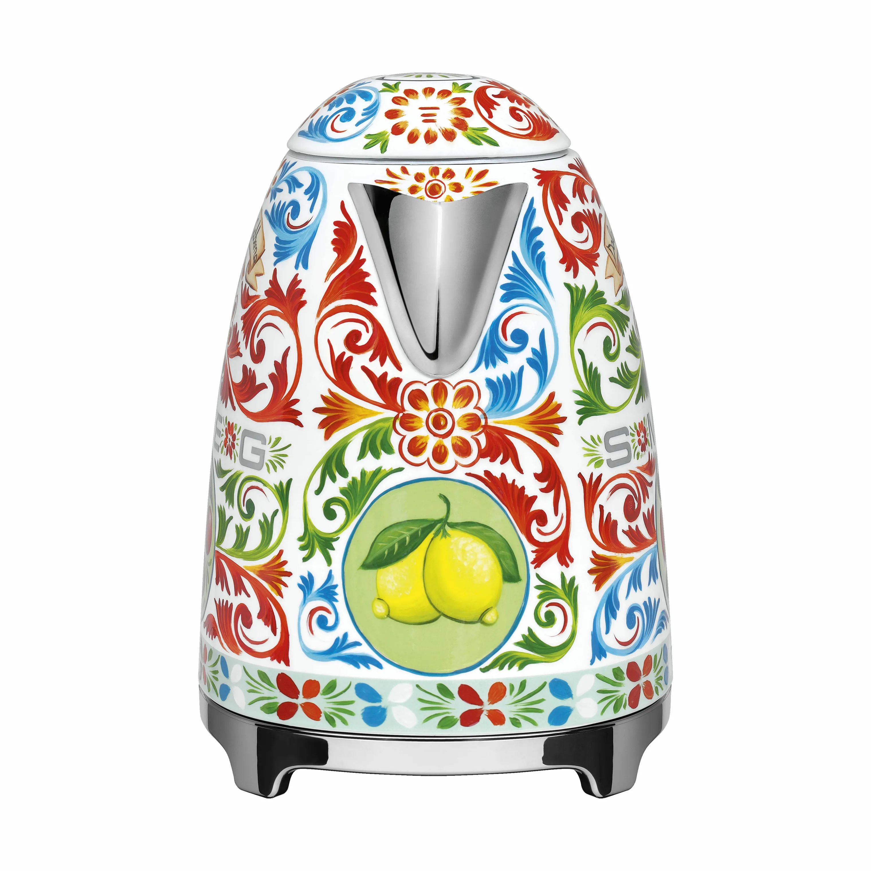 Smeg Elkedler Sicily is my Love Elkedel i Rød/blå/grøn, 4