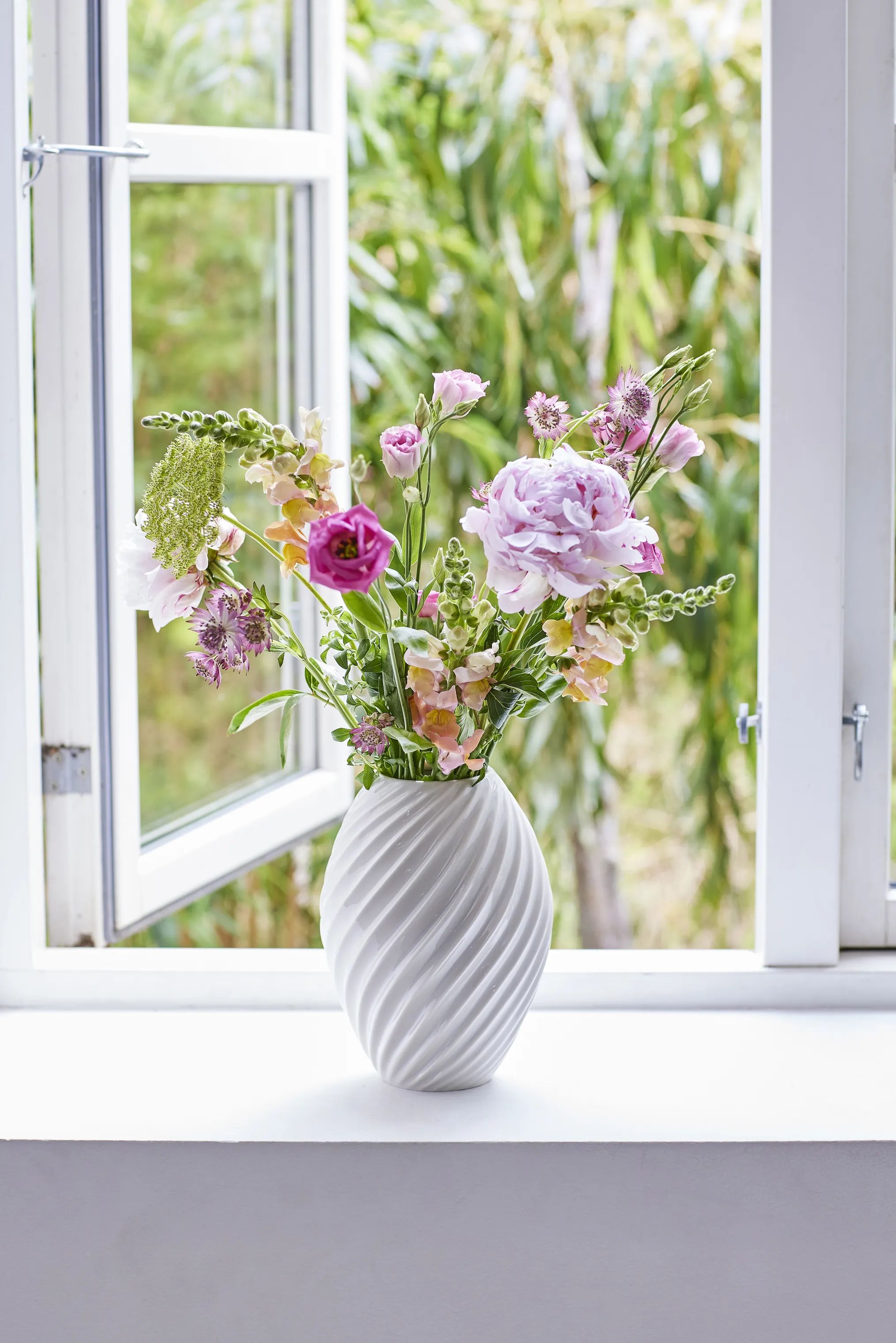 Morsø Vaser River Vase i Hvid, 21 cm, 2