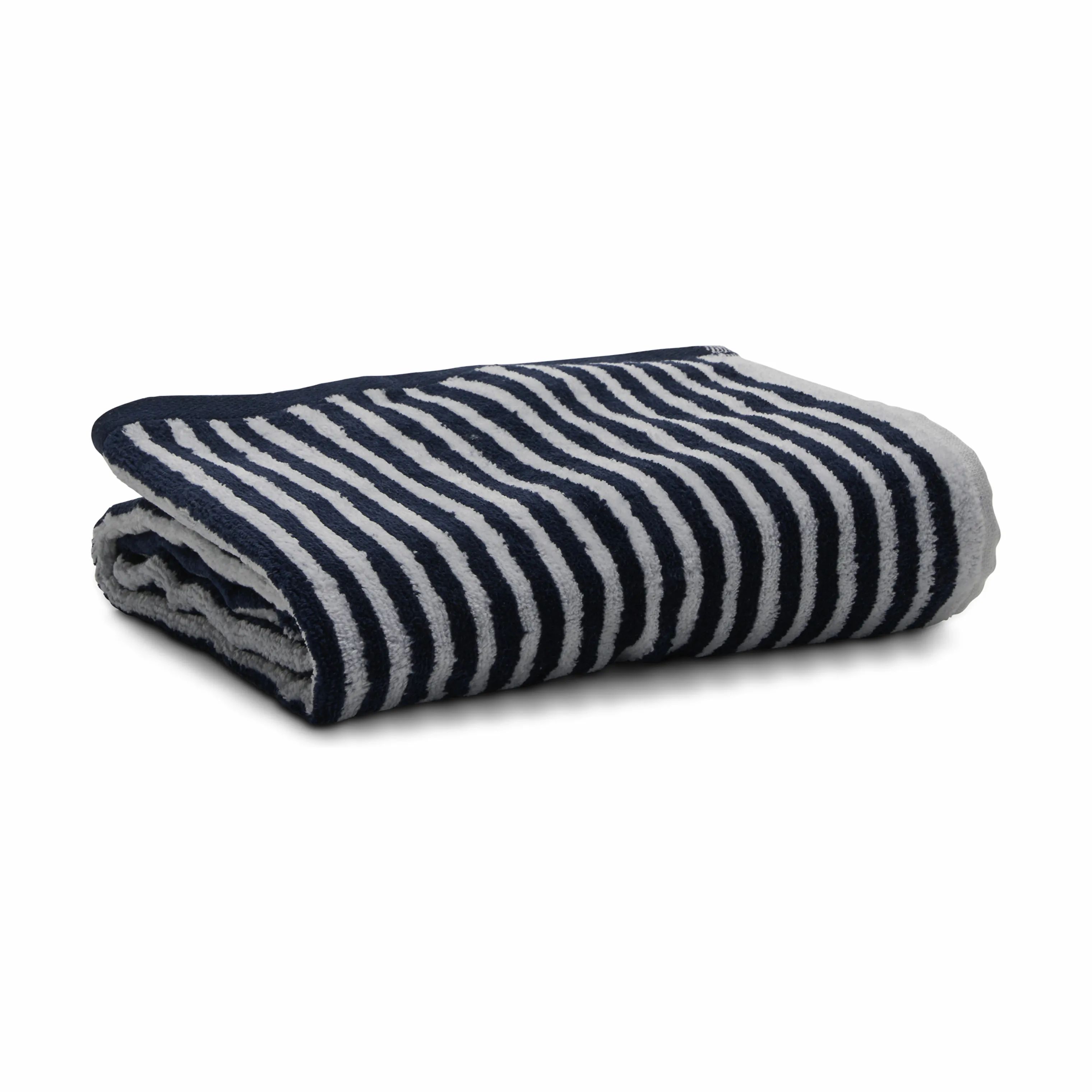 omhu Håndklæder Håndklæde i Navy/hvid, B50 x L100 cm, 1