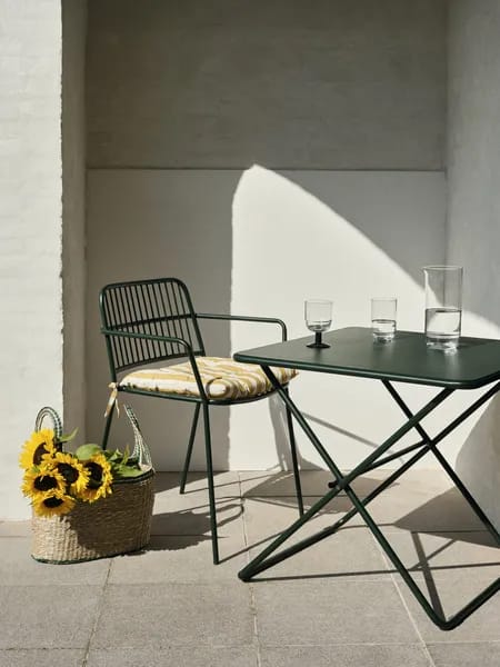 Broste Copenhagen Caféstole Eden Lænestol i Forest Green, 3