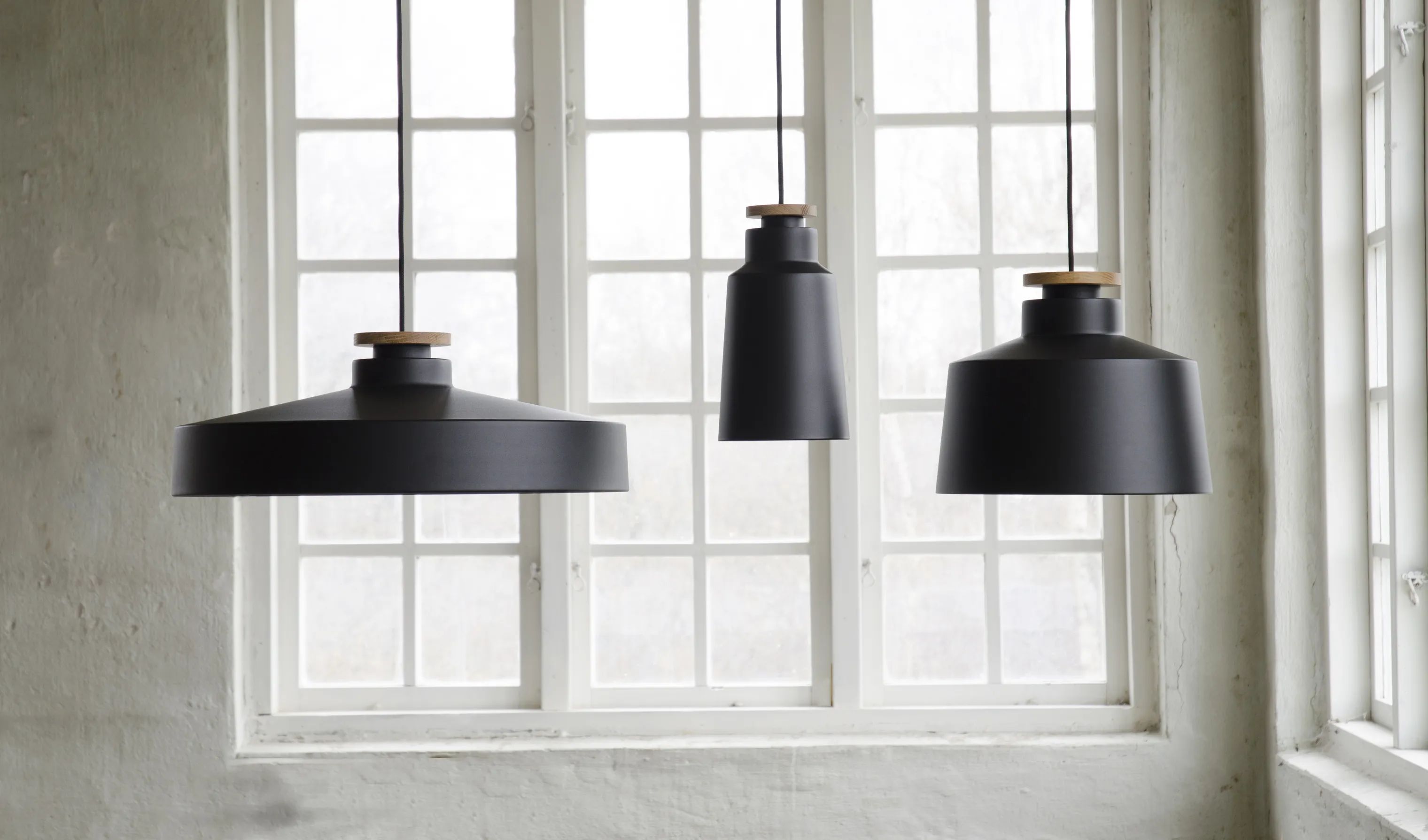 Herstal Pendler Street Pendel i Sort, H19,4 x Ø55 cm, 3