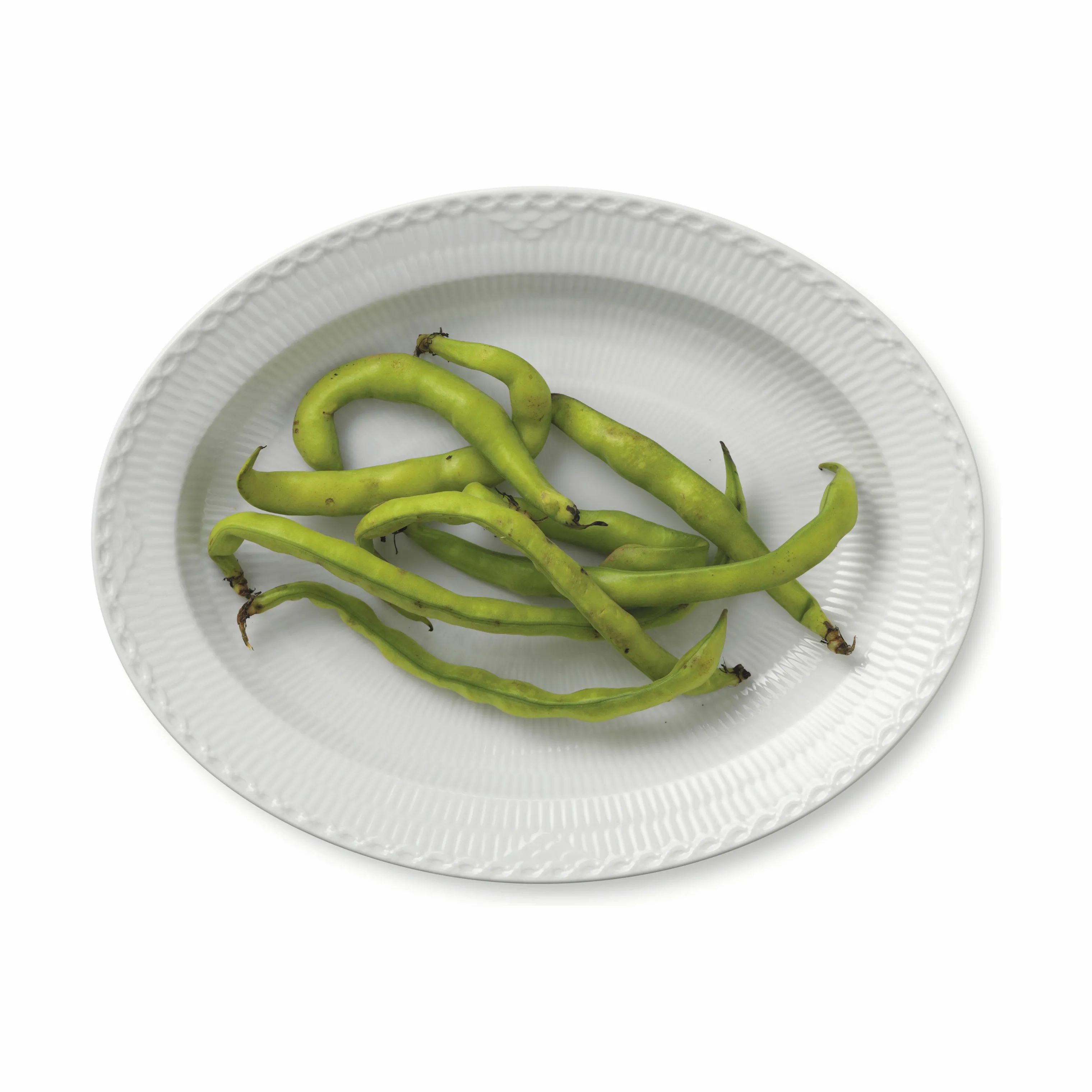 Royal Copenhagen Serveringsfade Hvid Halvblonde Fad i Hvid, 3