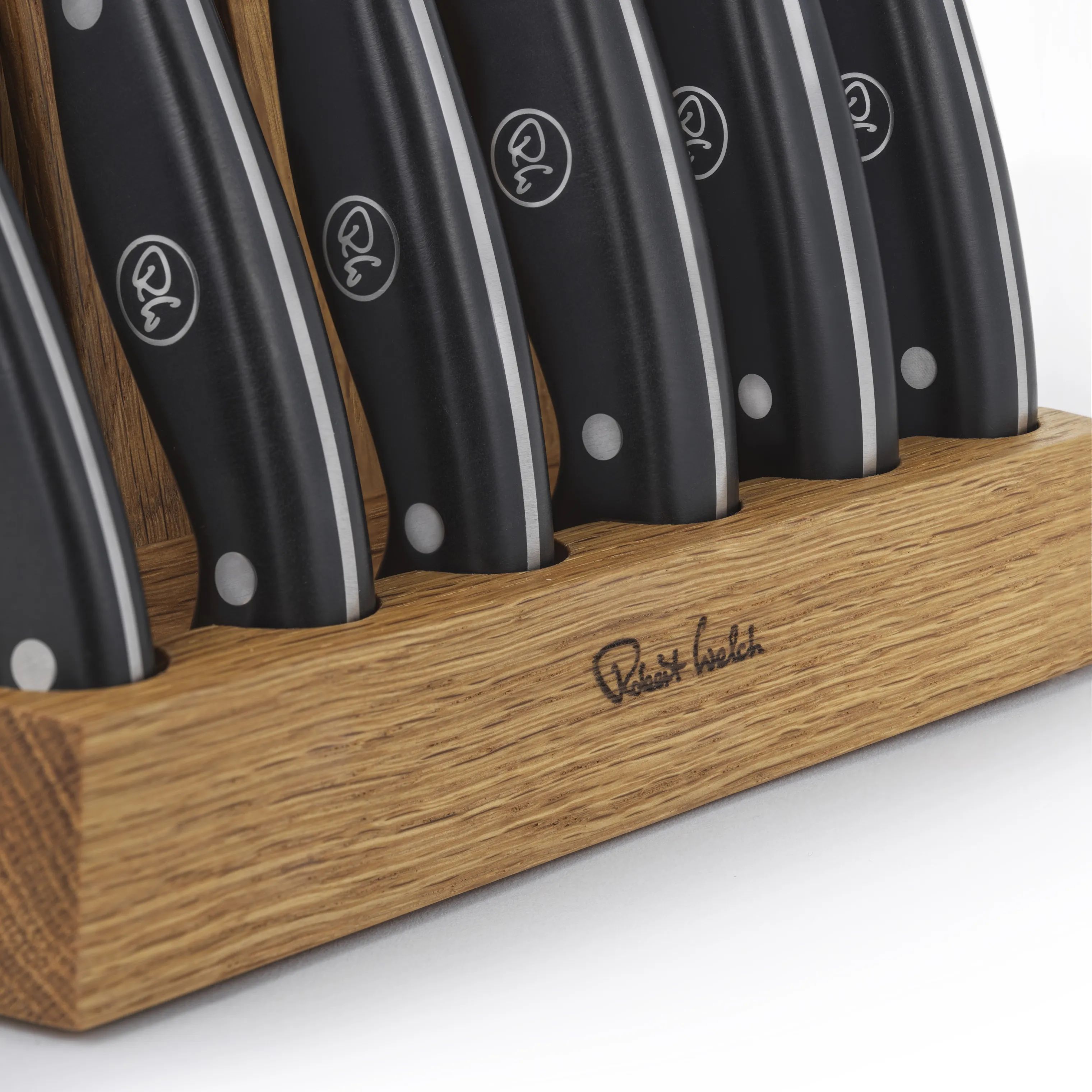 Robert Welch Knivblokke med knive Professional Knivblok - 7 dele i natur/sort, 2