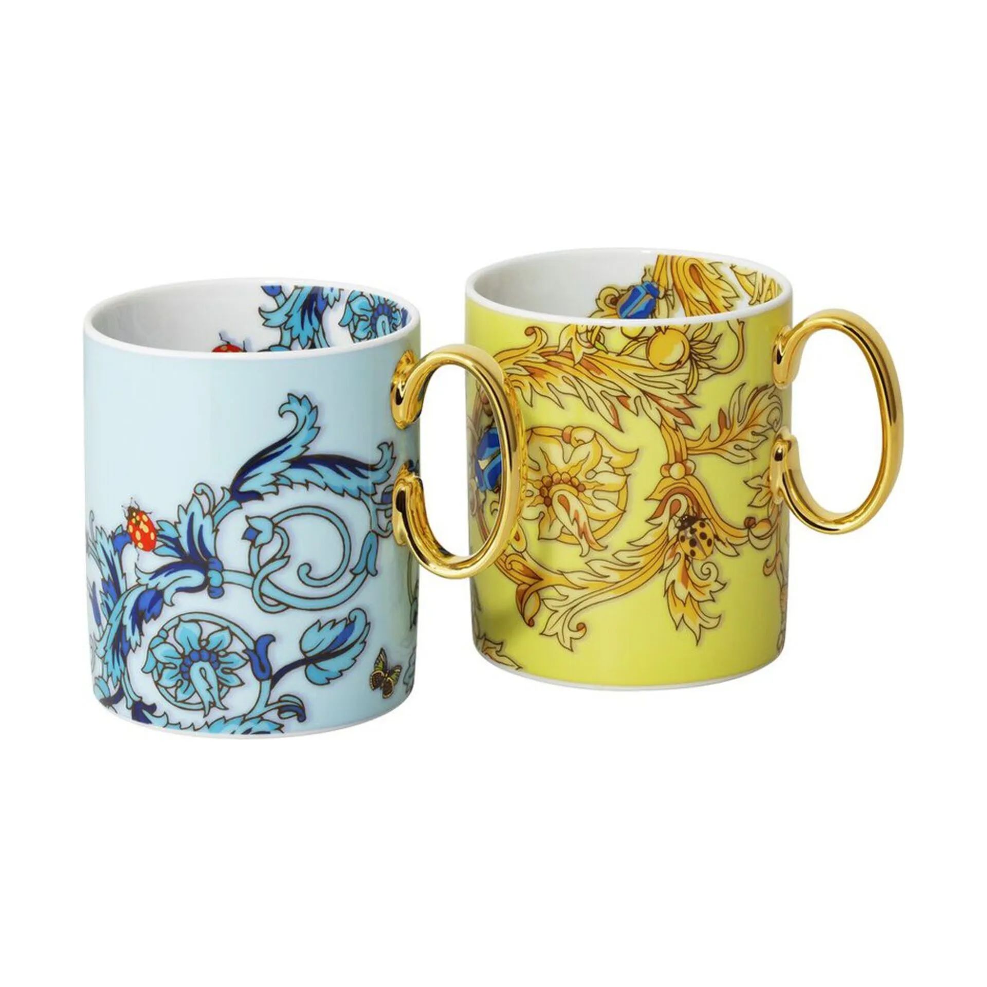 Versace Krus og kopper med hank Le Jardin Krus - 2 stk. i Blue/Yellow, 1