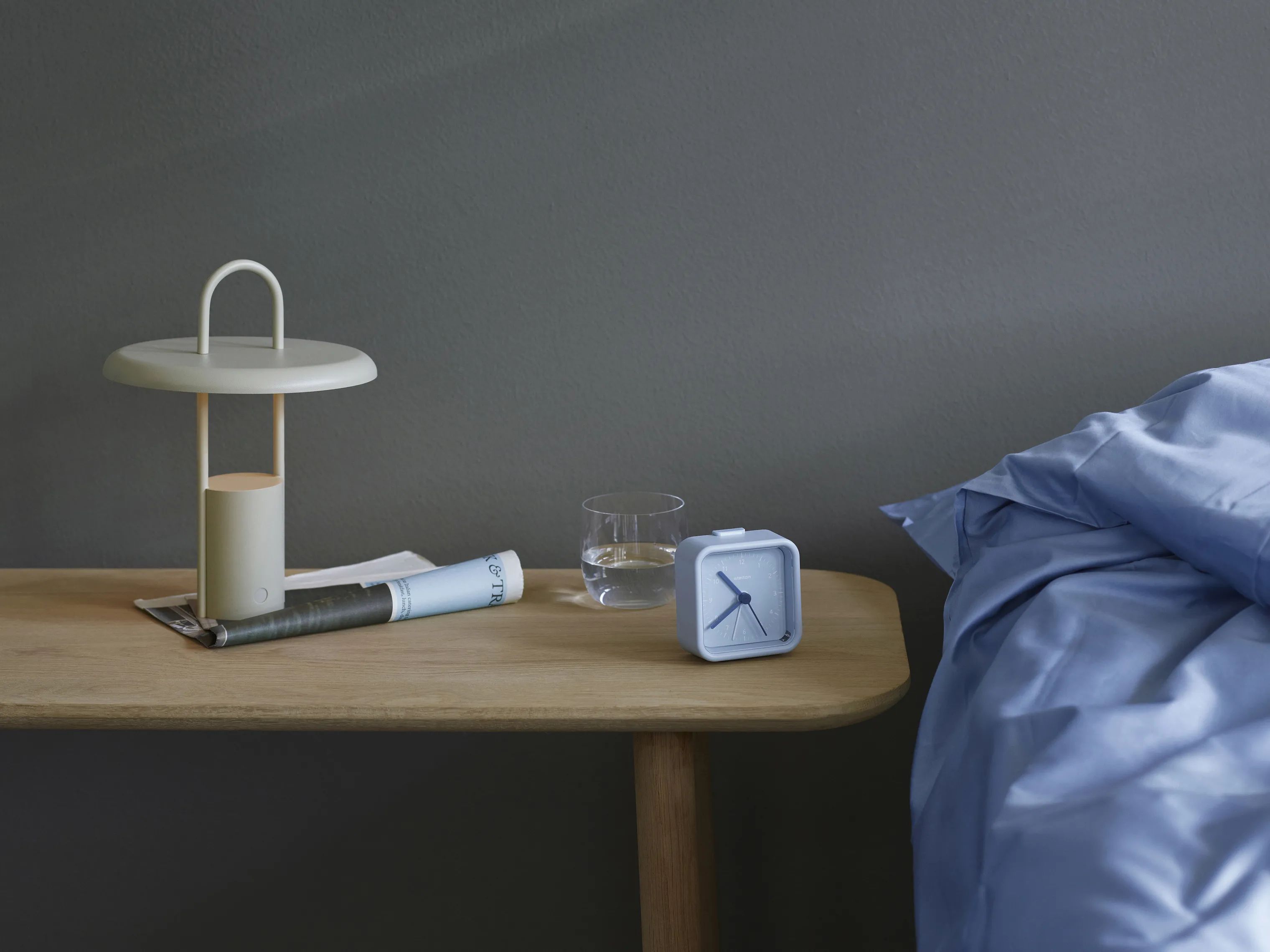 Stelton Vækkeure Okiru Vækkeur i Lyseblå, 2
