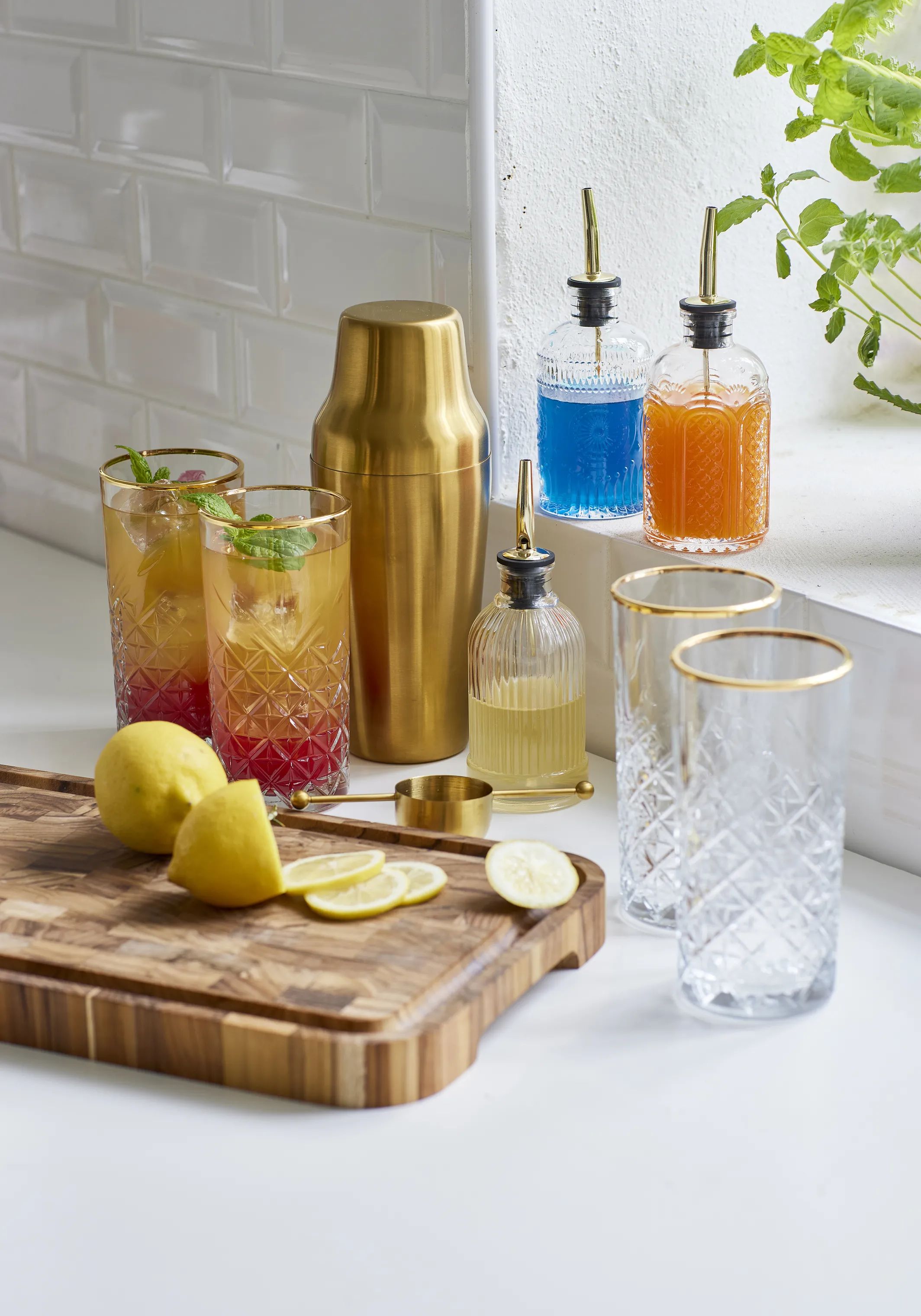 Mixology by CASA Living Øvrigt bartilbehør MIXOLOGY Sirupflaske i Striber, 2