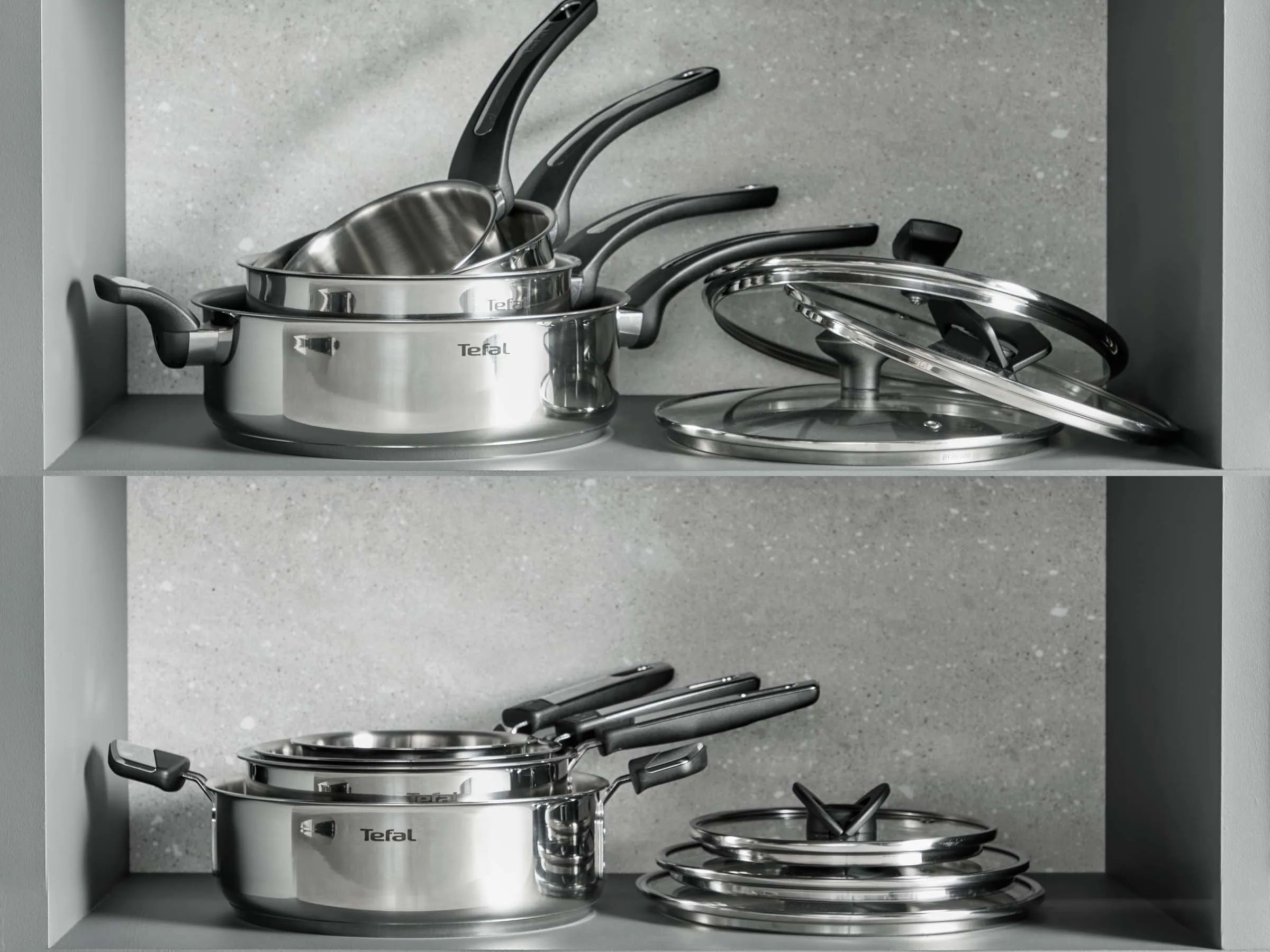 Tefal Kasseroller Emotion Plus SS Uncoated Kasserolle i 1.7 L, 3