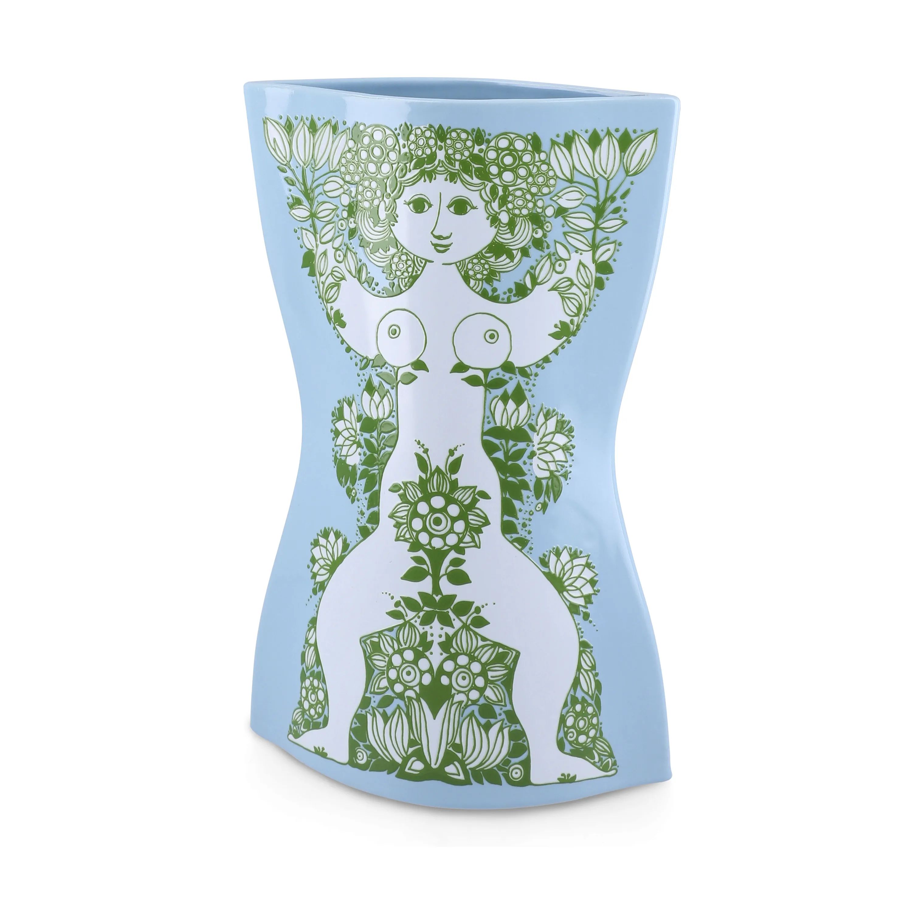 Bjørn Wiinblad Vaser Nina Vase i Lys blå/Grøn, 7