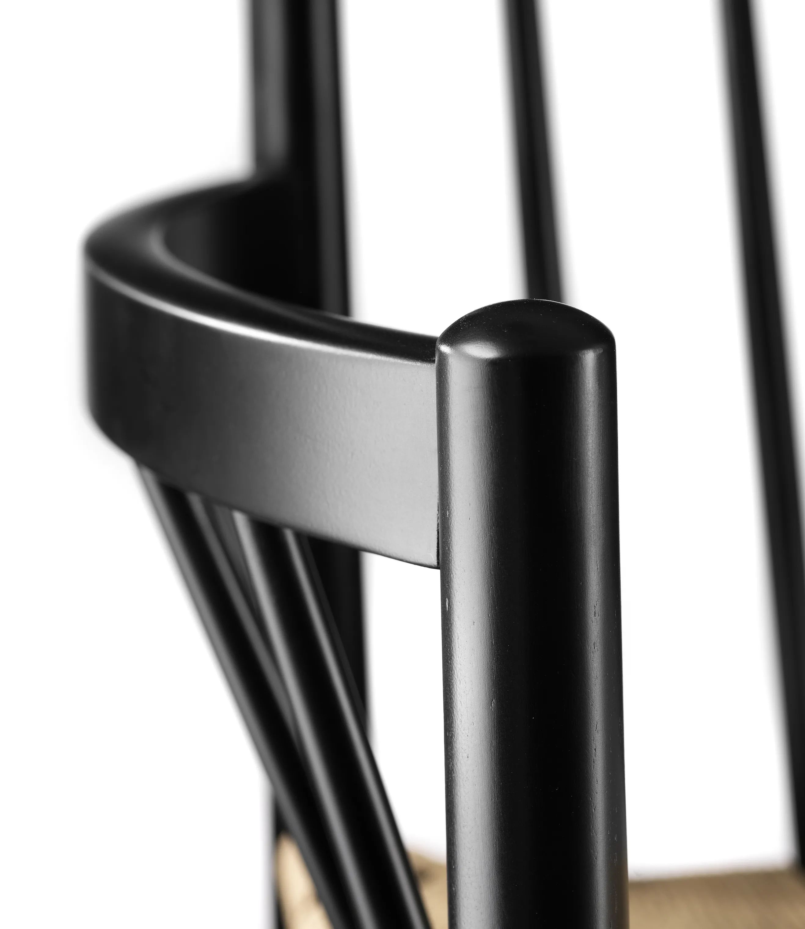 FDB Møbler Spisebordsstole J81 Spisebordsstol i Black (RAL 9005), 2