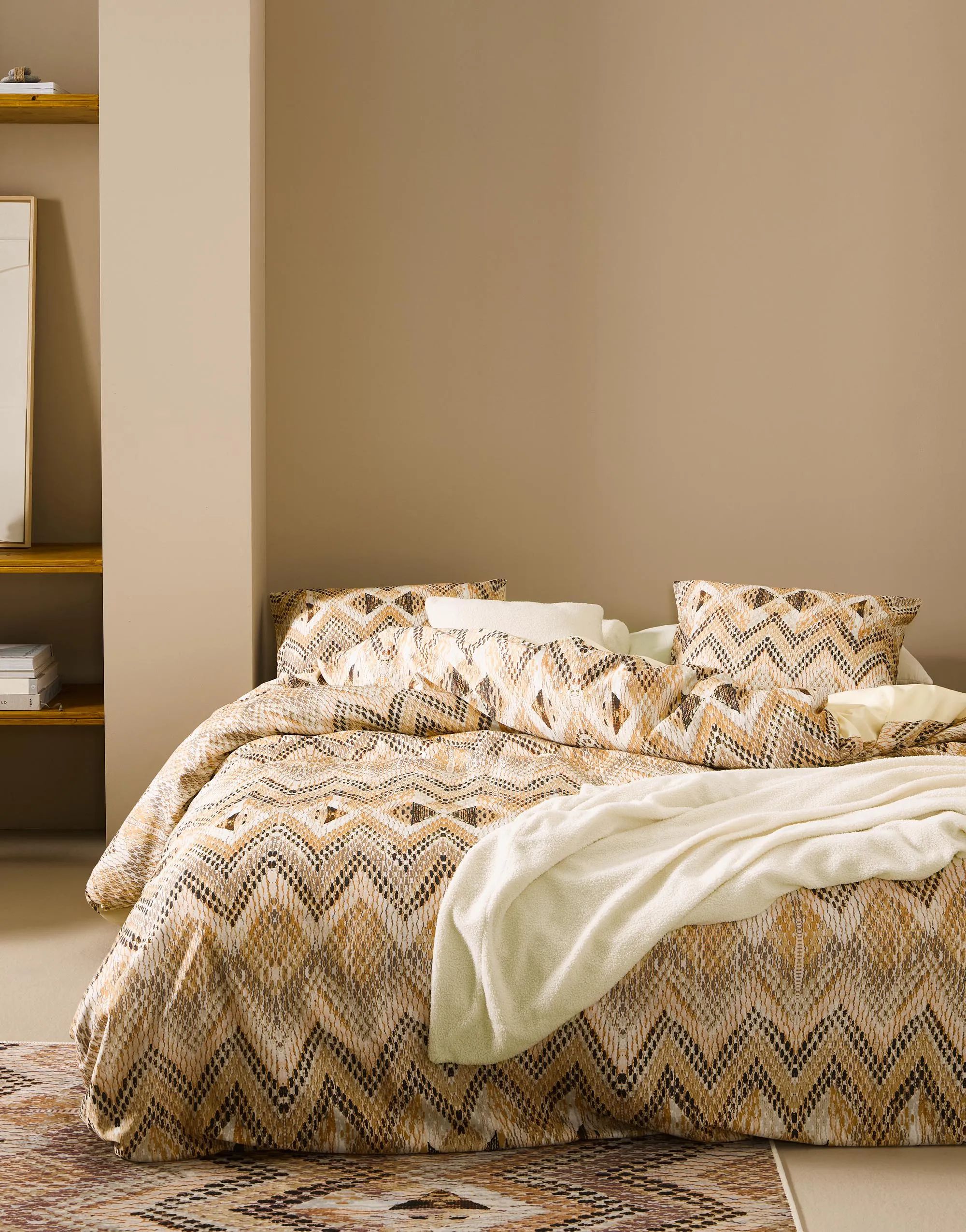 Essenza Plaider Teddy Plaid i Vanilla, B150 x L200 cm, 2