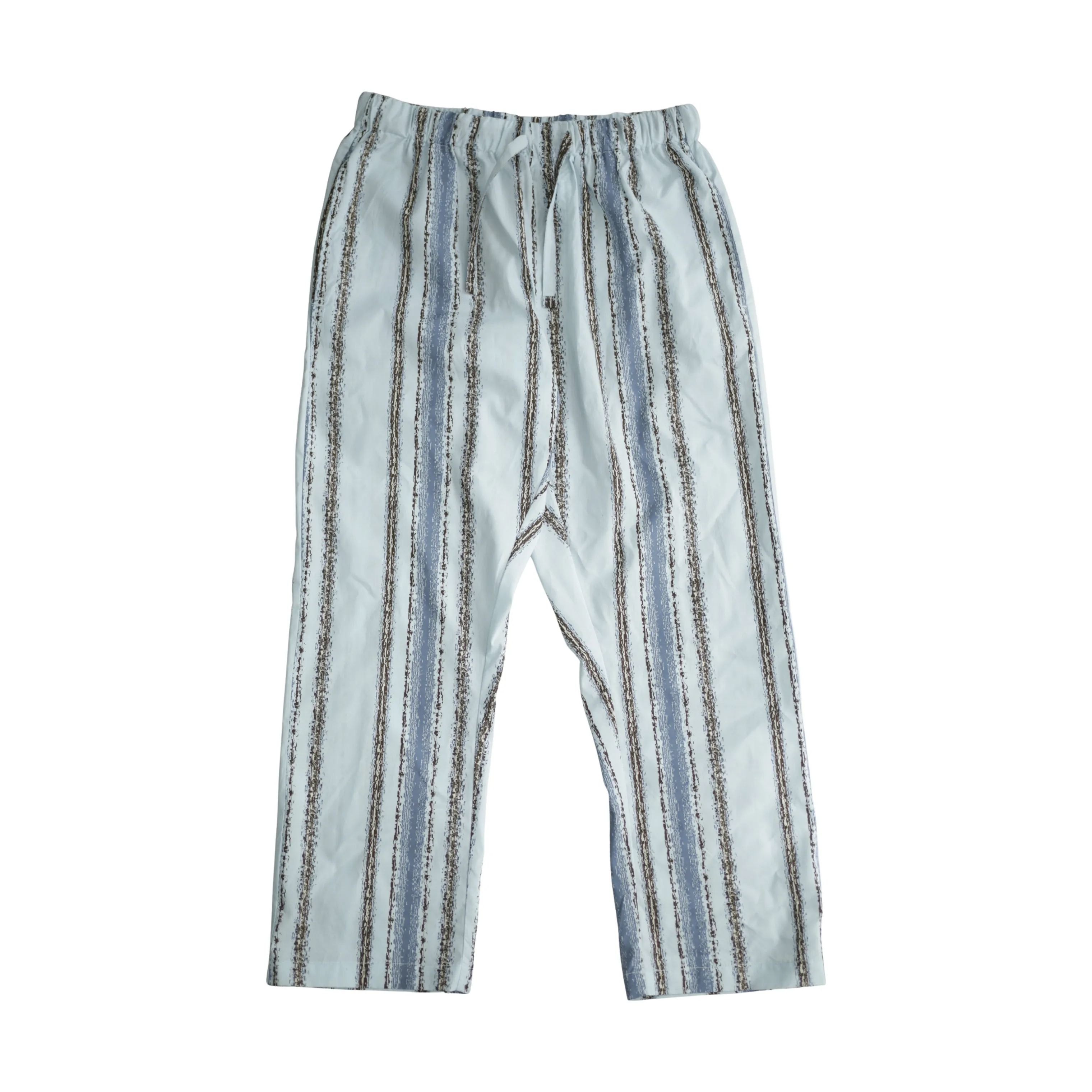 omhu x Mads Barfod Pyjamas Wave Grid Slumber Pyjamasbukser i Aqua, M/L, 1