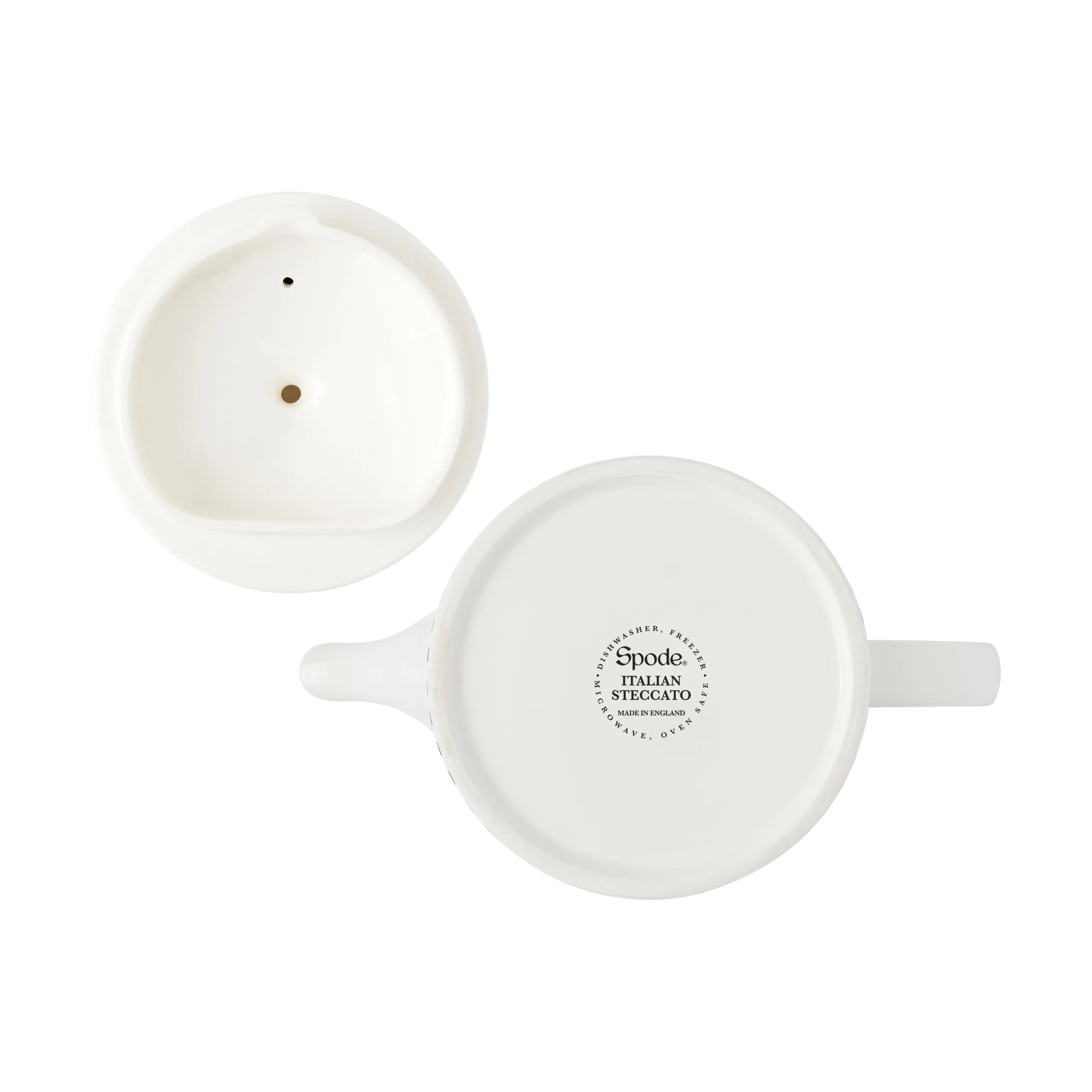 Spode Tekander Steccato Tekande i Blå/Hvid, 5