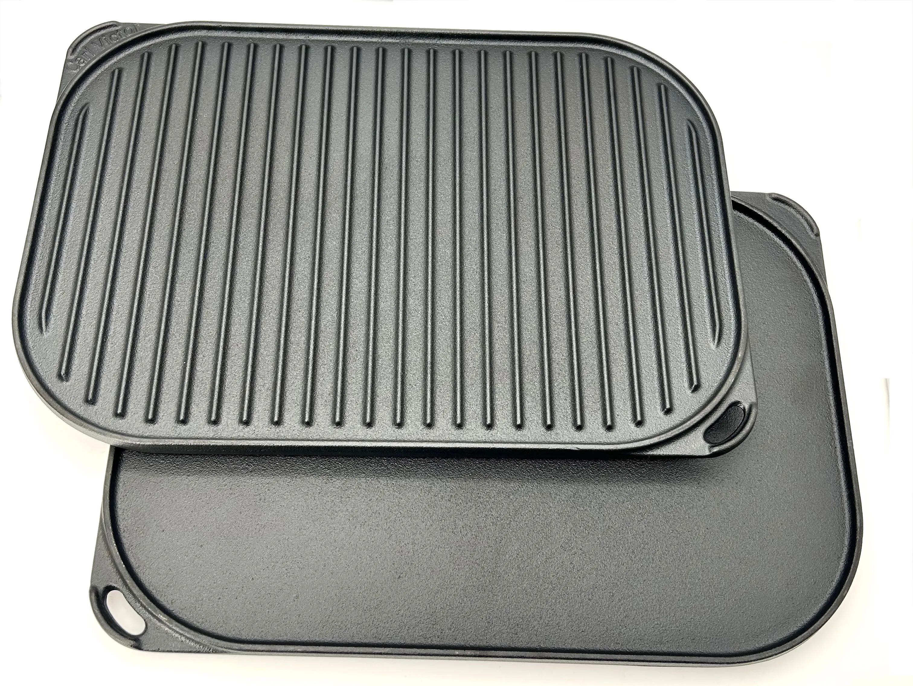 Carl Victor Grillpander Vendbar Grillplade i Sort, 1