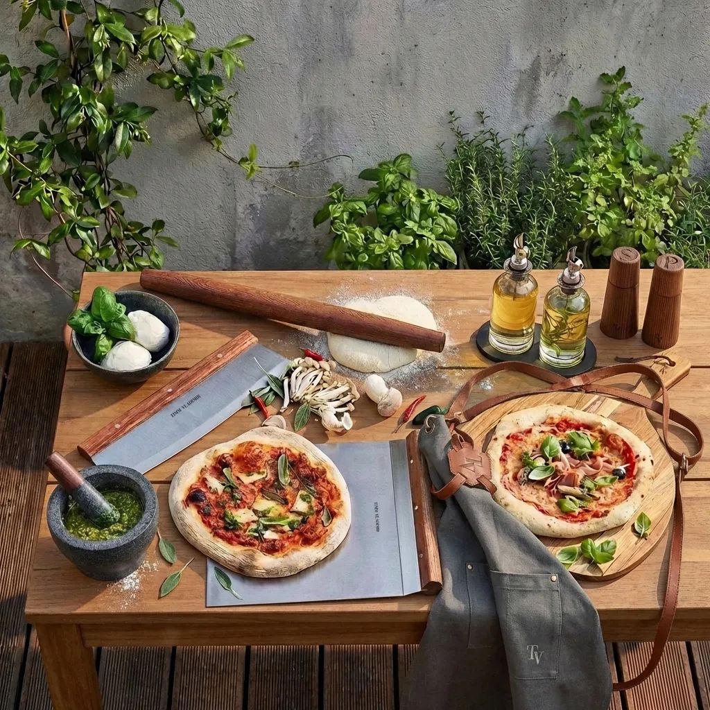 Timm Vladimir Kitchen Skærebrætter Teak træ Pizzabræt i træ, 3