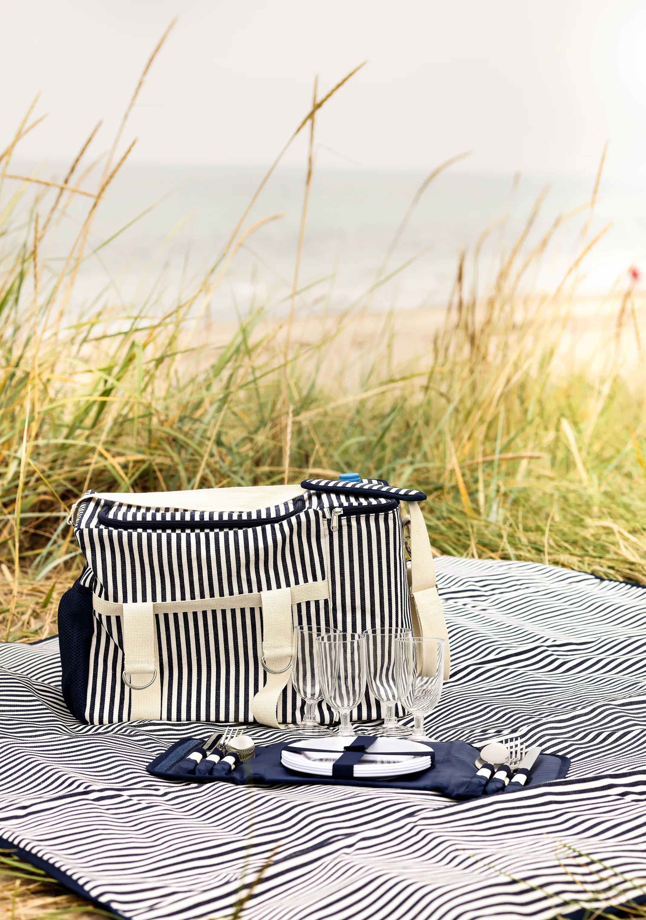 SKAGEN living Køletasker Køletaske inkl. tilbehør i Blå/hvid, 3