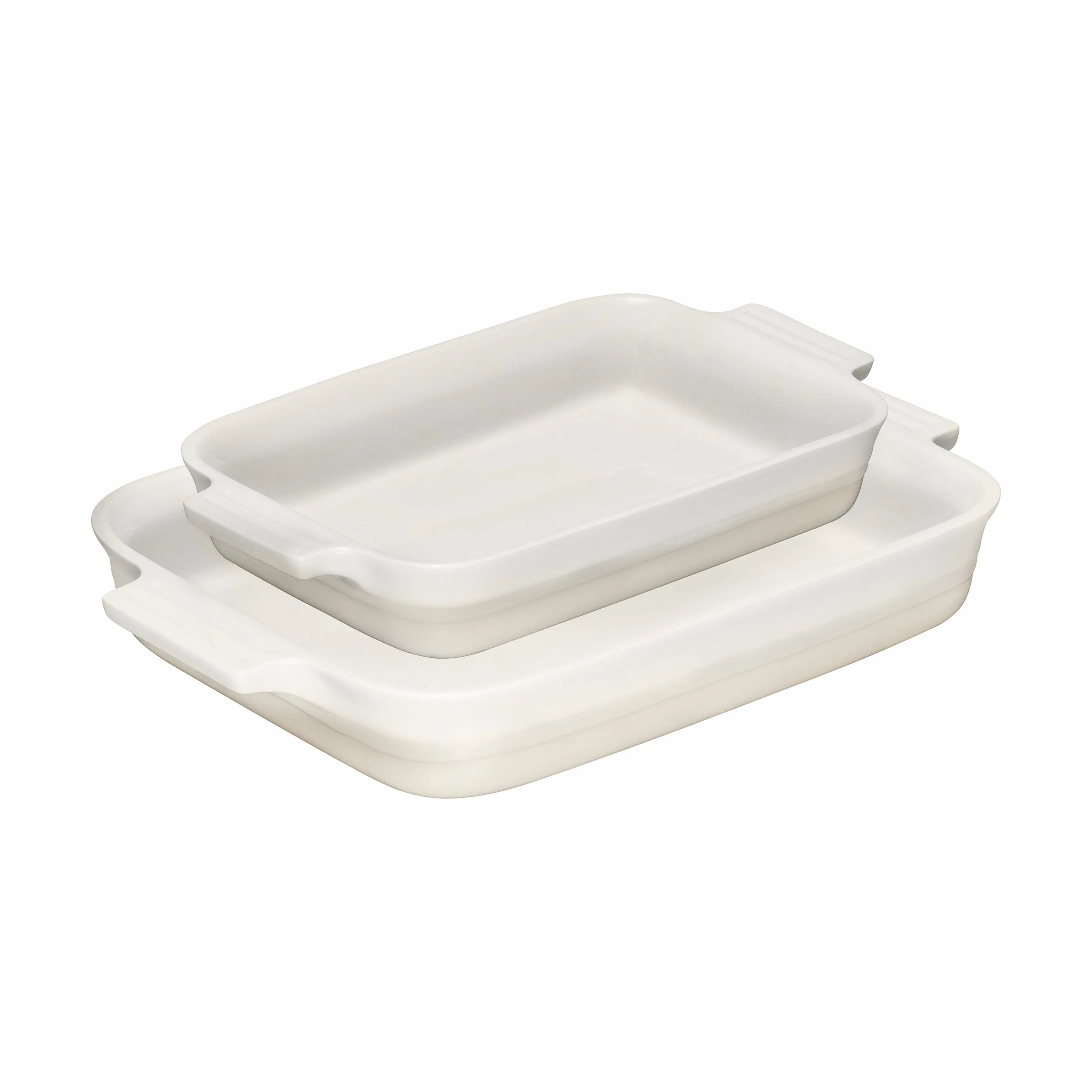 Le Creuset Ovnfaste fade Fadsæt - 2 dele i Meringue, 1
