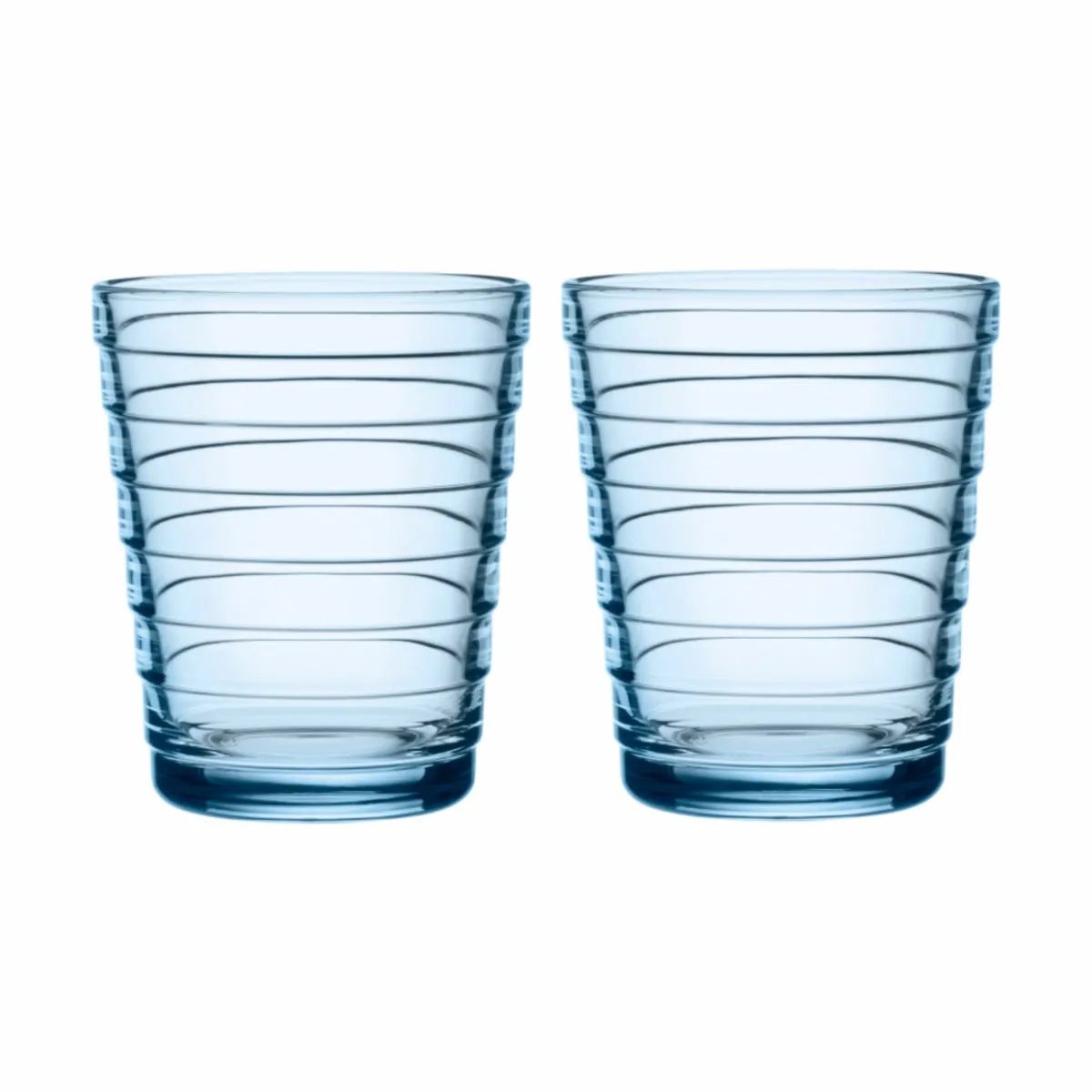 Iittala Vandglas Aino Aalto Vandglas - 2 stk. i Aqua, 22 cl, 1