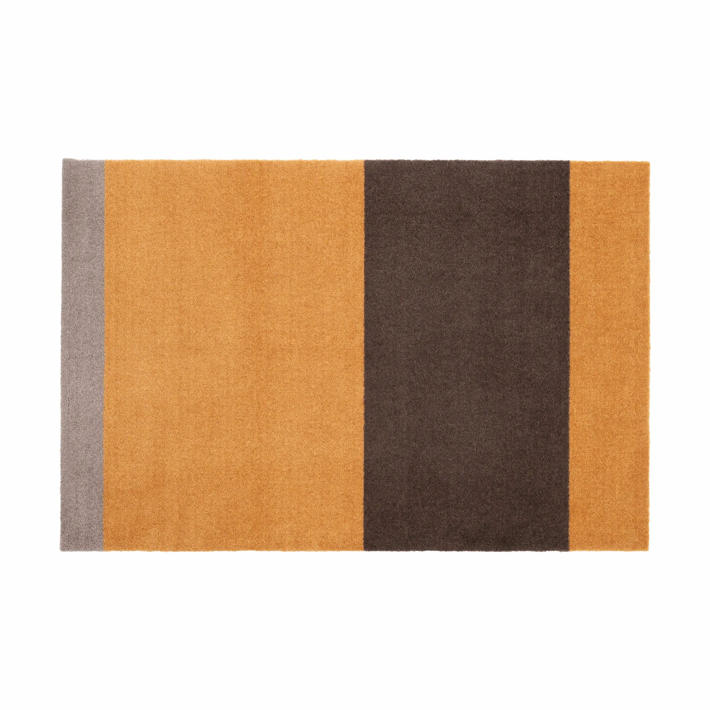Tica Copenhagen Dørmåtter Stripes Horisontal Gulvmåtte i dijon/sand/brun, B60 x L90 cm, 1