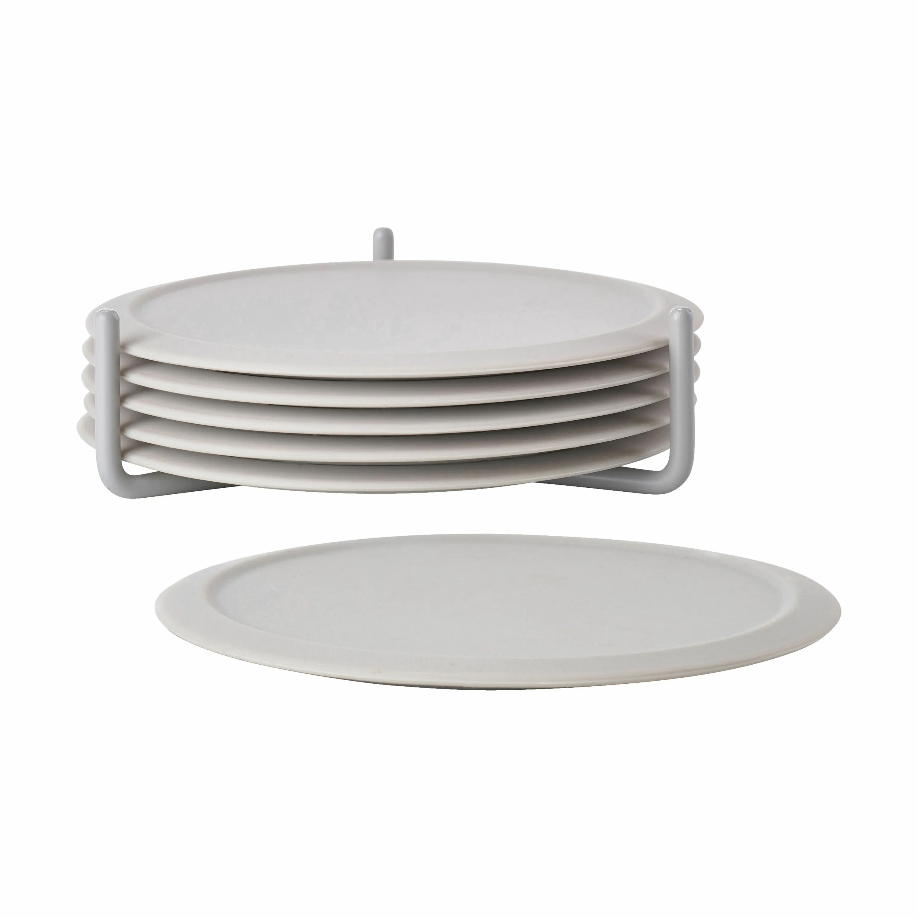 Zone Glasbrikker og coasters Singles Glasbrikker - 6 stk. i Warm Grey, 3
