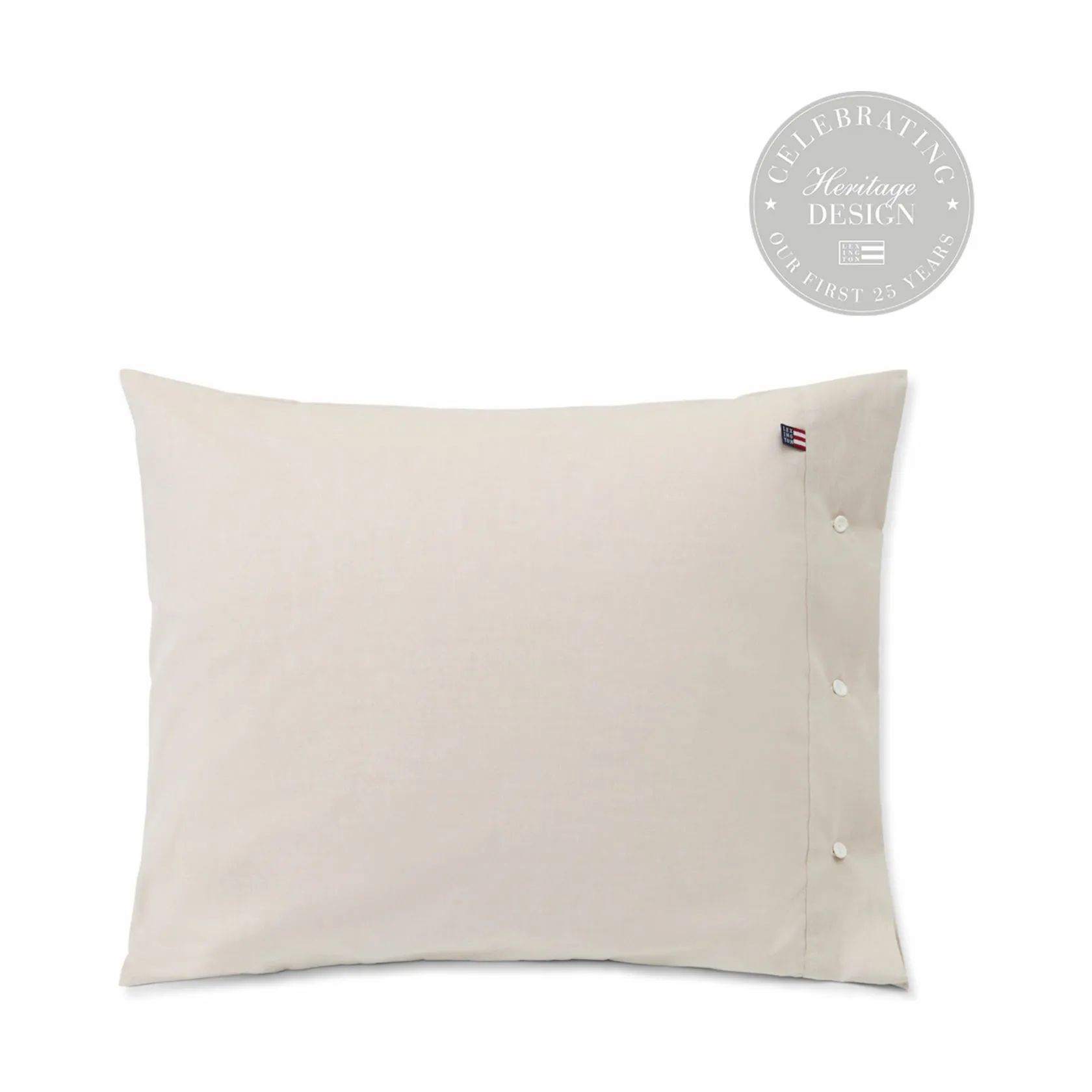 Lexington Hovedpudebetræk Icons Pin Point Hovedpudebetræk i Beige, H60 x B63 cm, 2