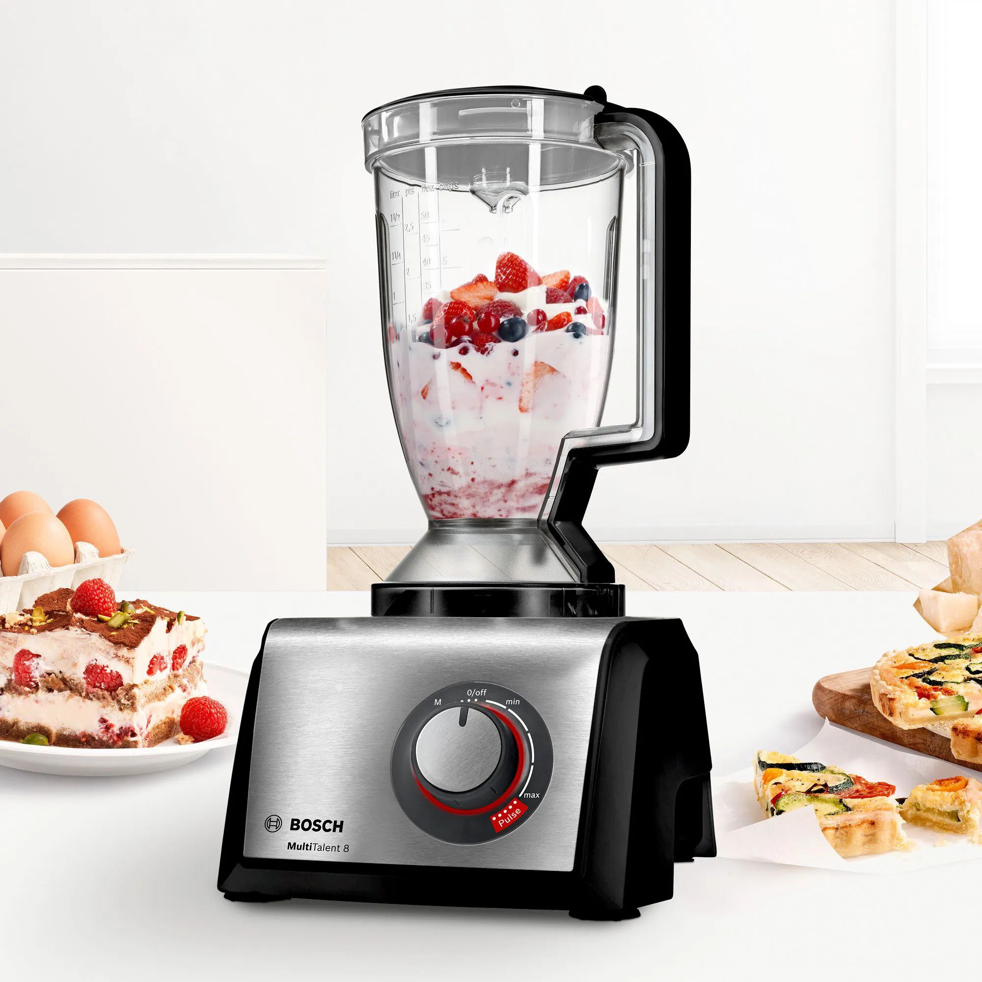Bosch Foodprocessorer MultiTalent 8 Foodprocessor i Sort, 3