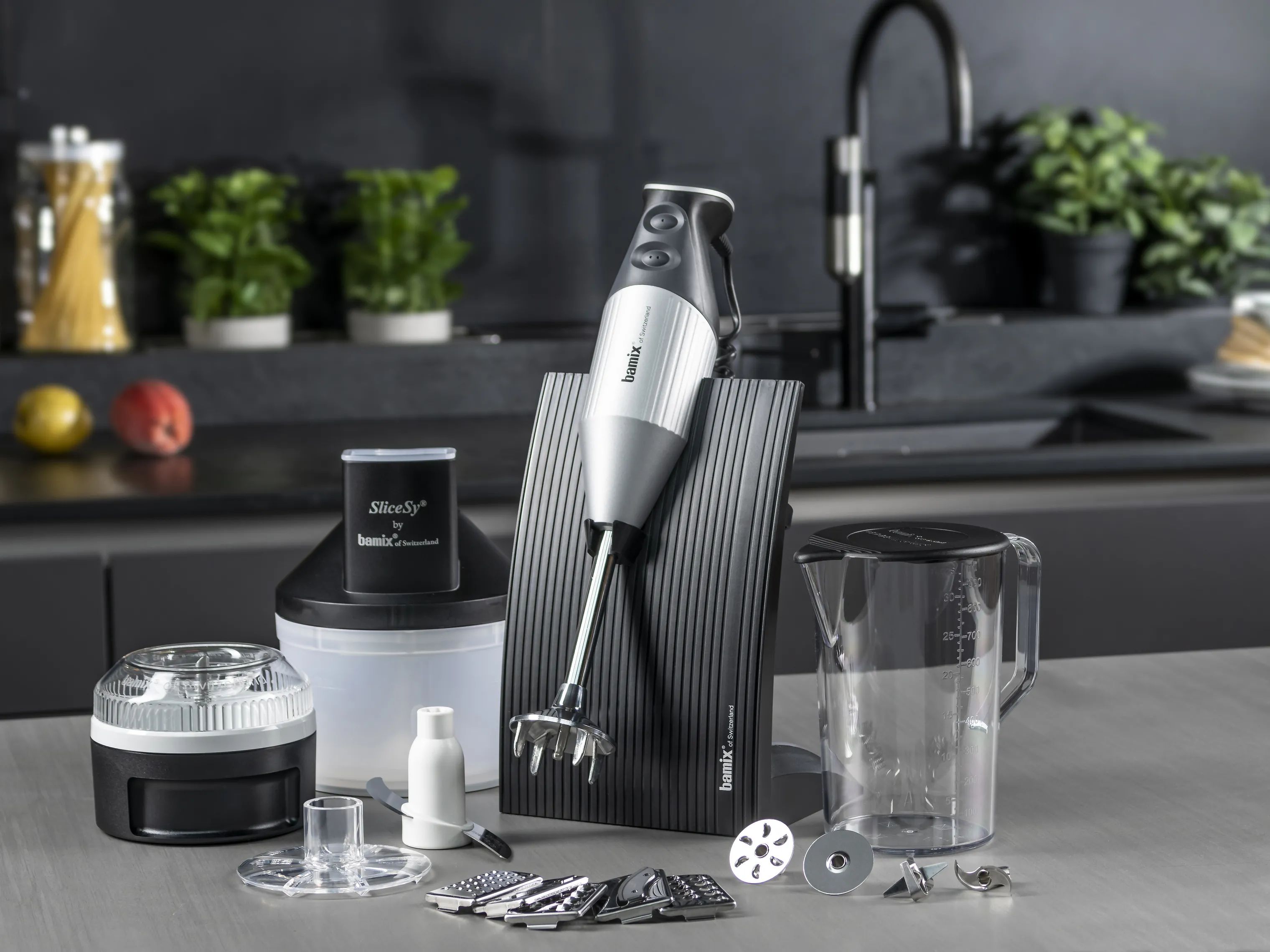 Bamix Stavblendere Swissline Superbox Stavblender i Sølvgrå, 2