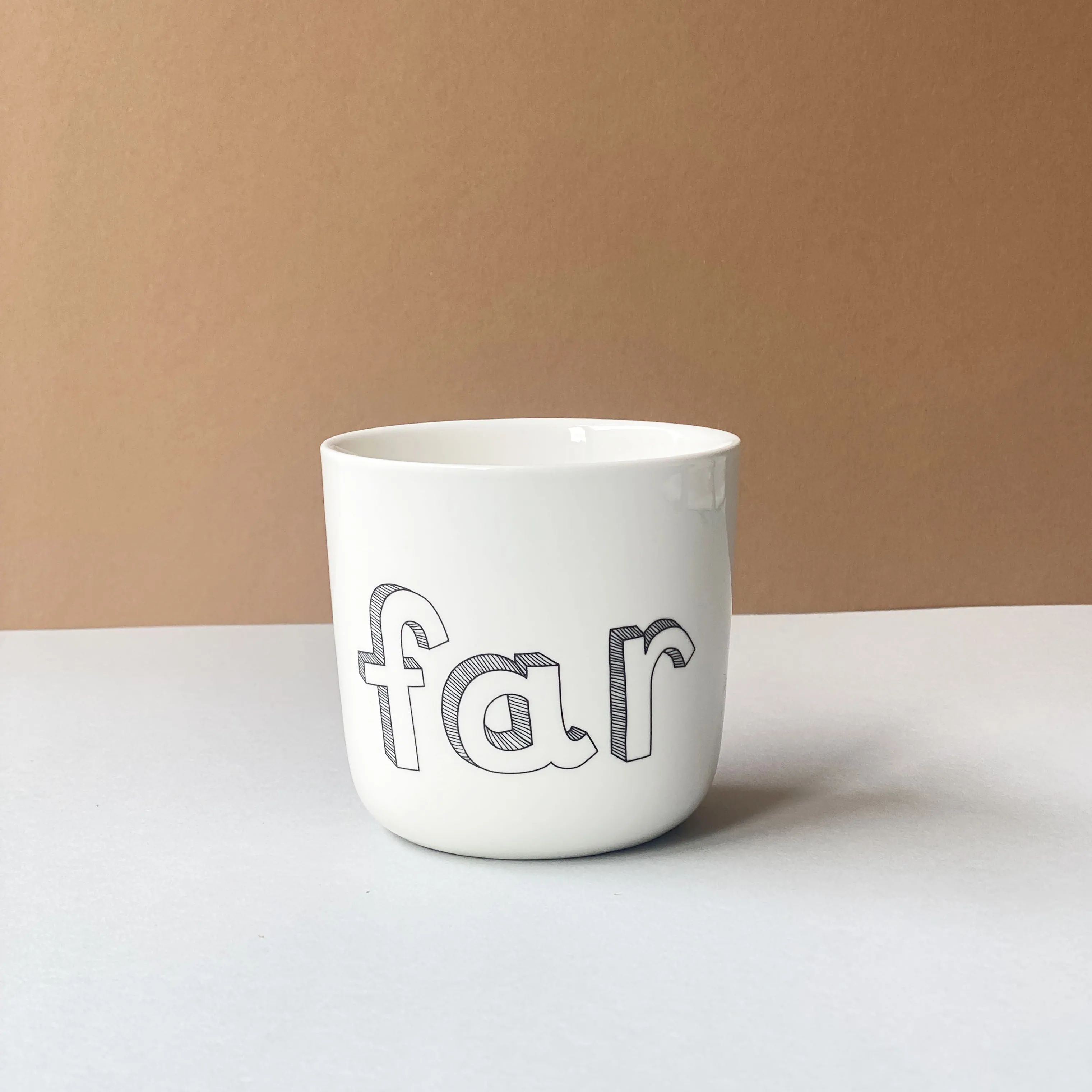 Liebe Krus og kopper med hank Kop - Far i Far, 3