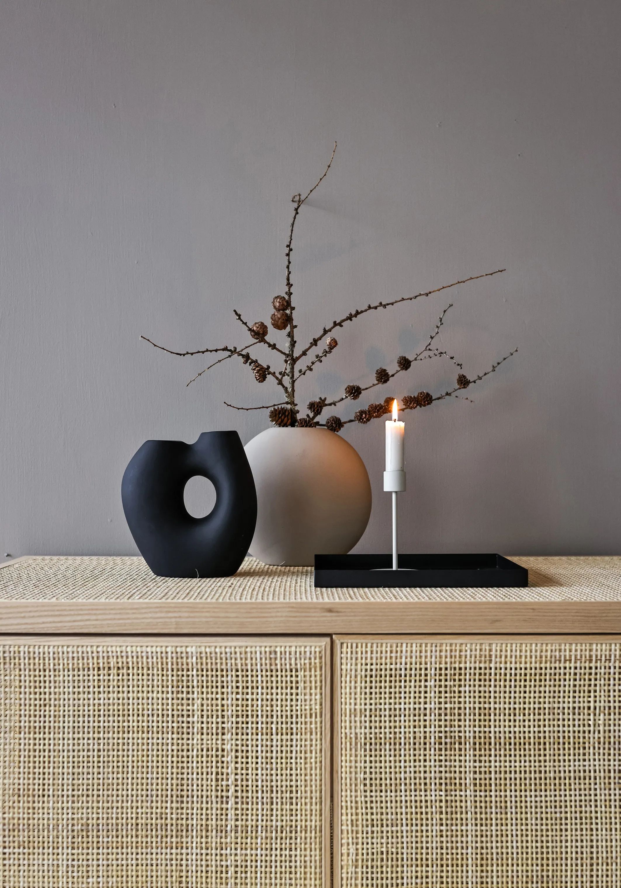 Cooee Vaser Frodig Vase i Sort, 2