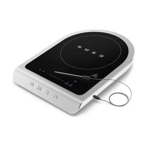 Smeg Kogeplader Collezione Bærbar Induktionsplade PIC01WHMEU i Mat hvid, 1
