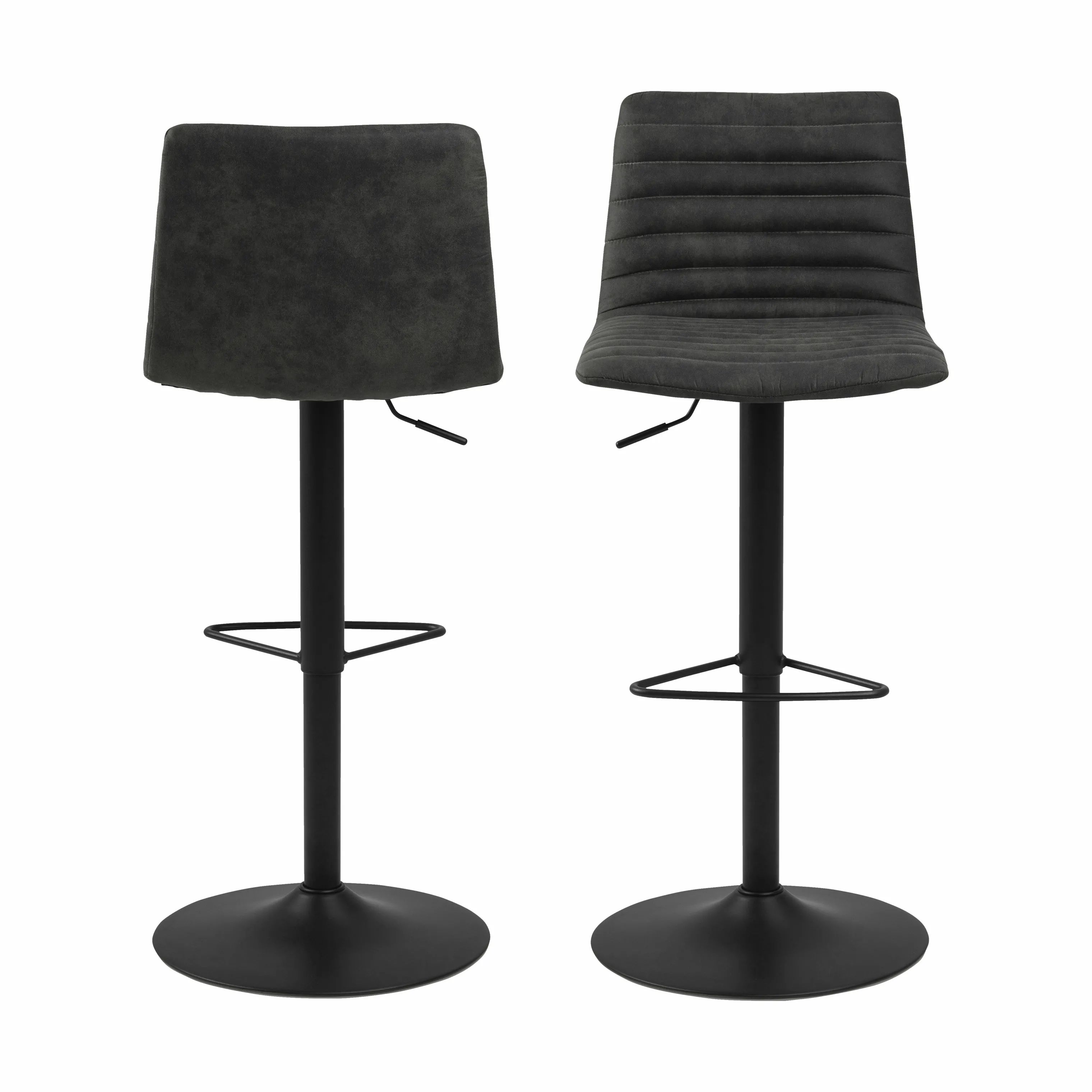 CASA Living Barstole Kimmy Barstol - 2 stk. i antracit, 5