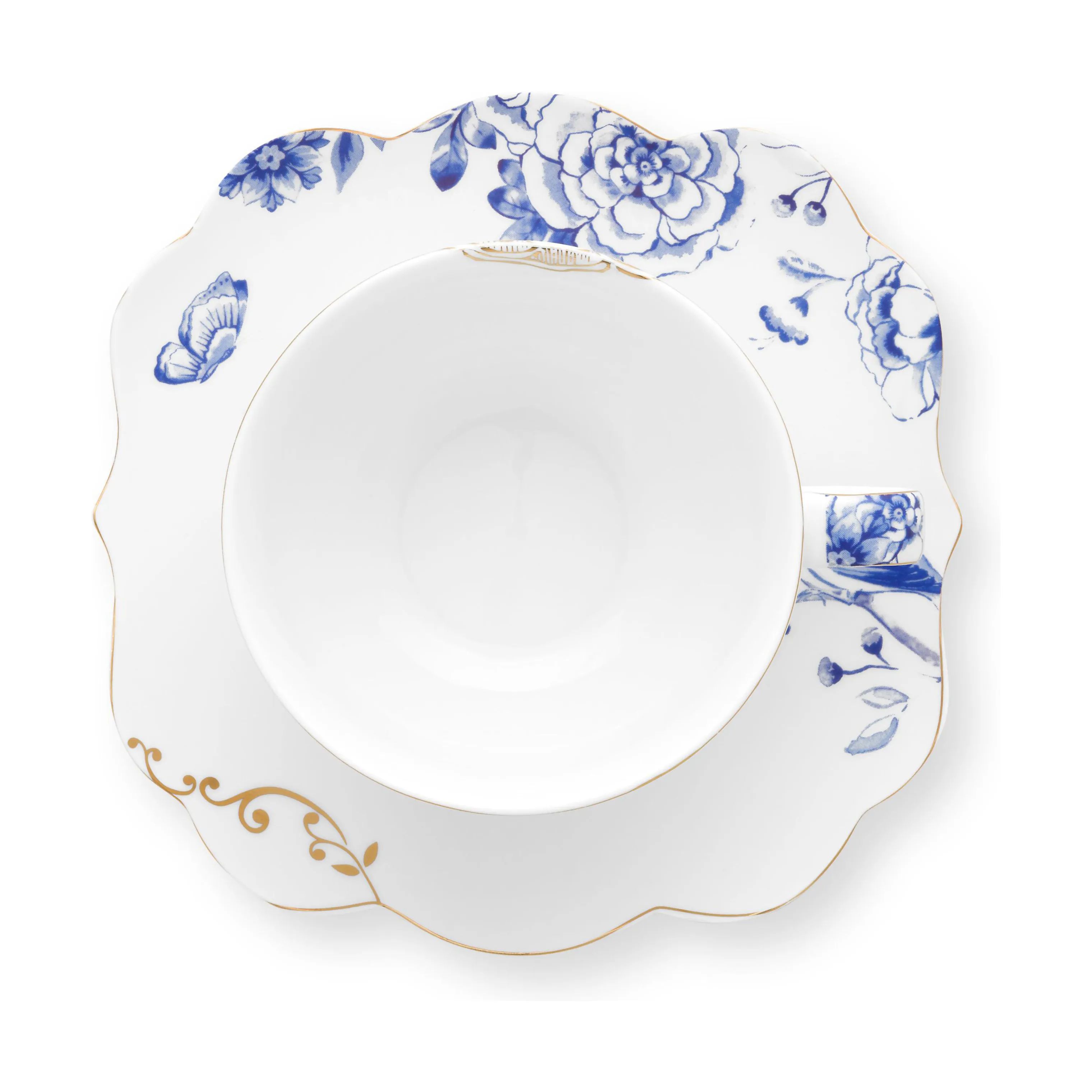 PIP Studio Krus og kopper med hank Royal Winter White Royal White Kop i white, 3