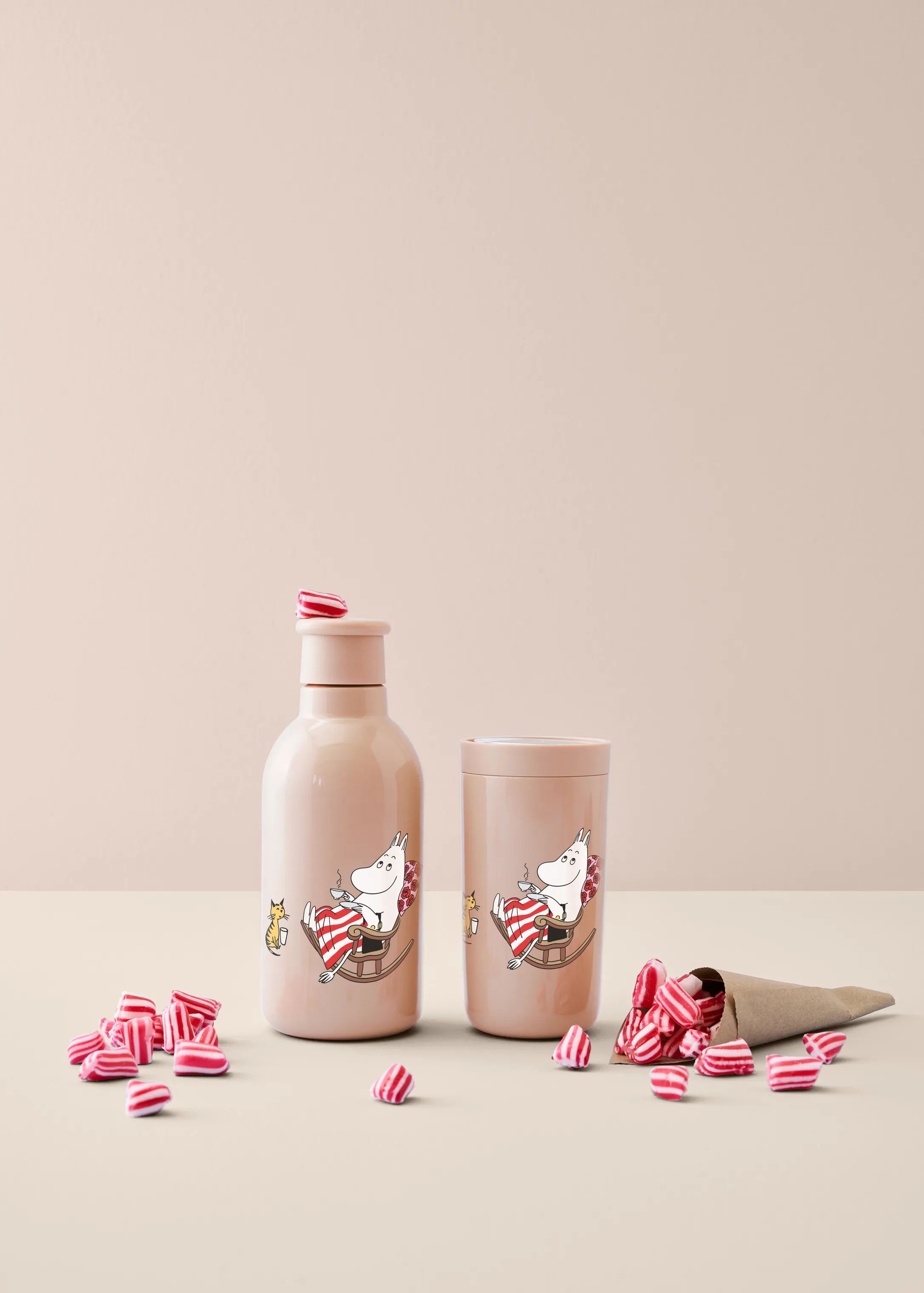 Stelton To go kopper Drink-It To-Go Click Termokop i Moomin mamma, 20 cl, 3