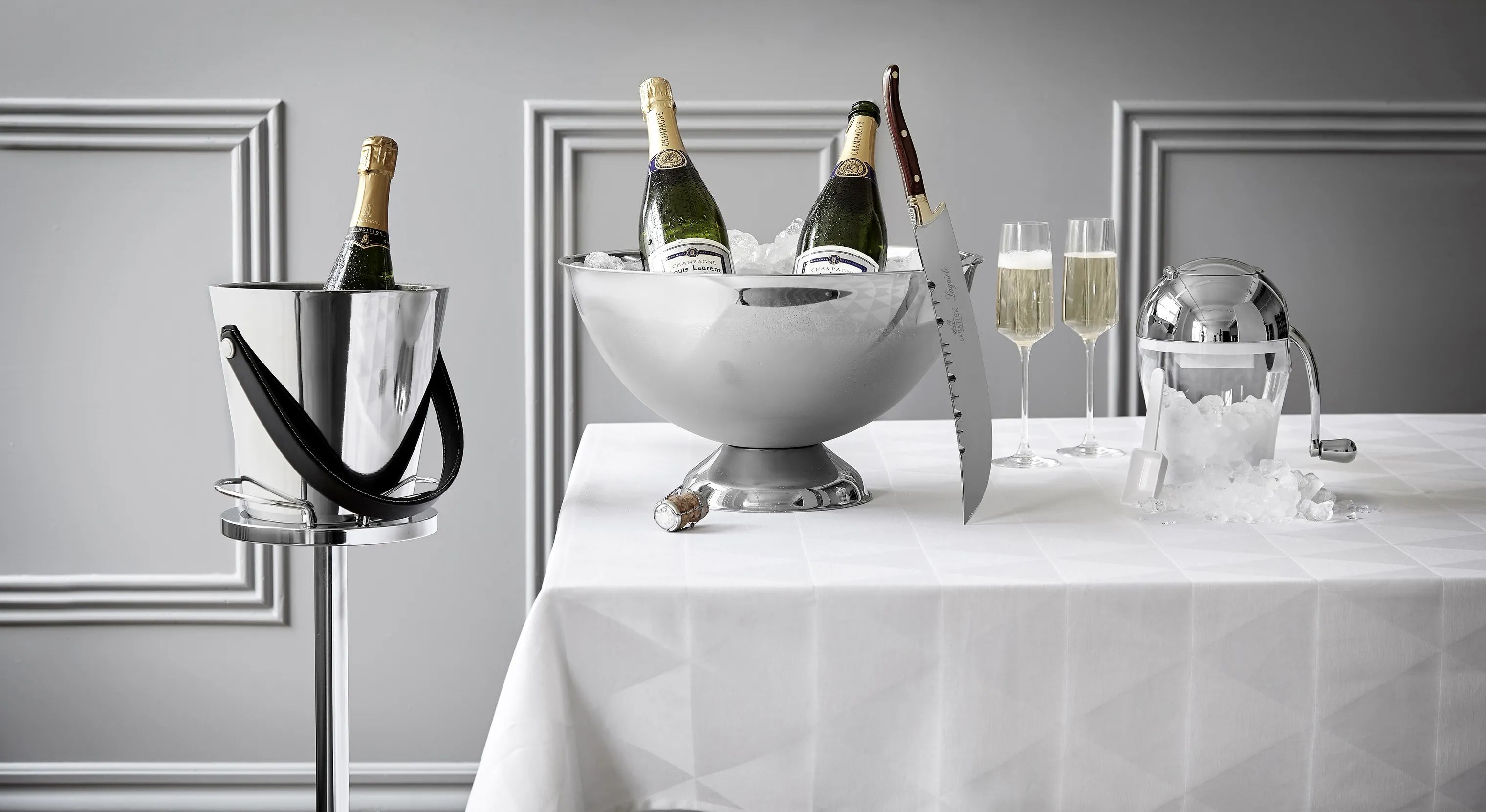 Lion Sabatier Champagnesabler Champagnesabel i Stål/sort, 2