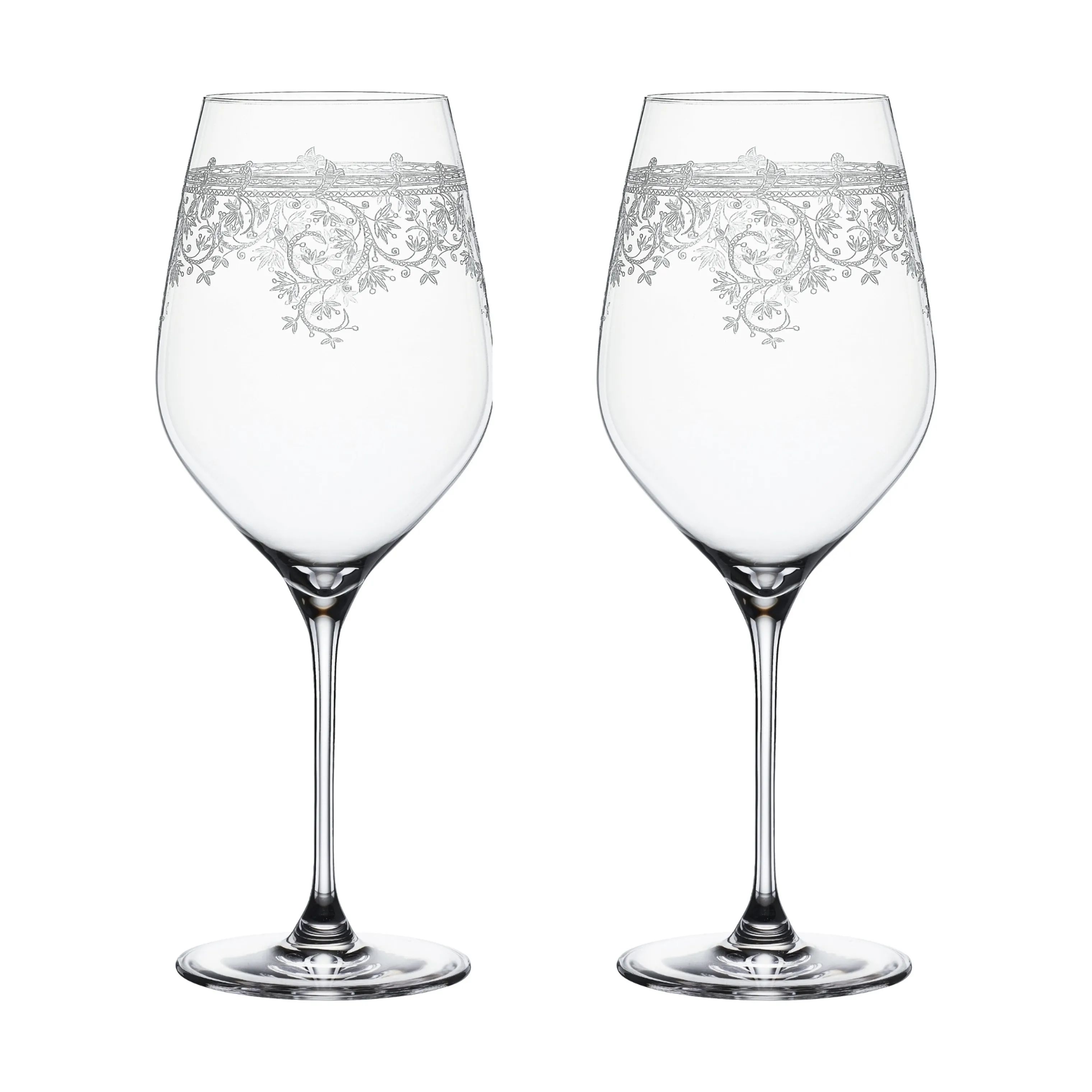Spiegelau Rødvinsglas Arabesque Bordeauxglas - 2 stk. i KLAR, 1