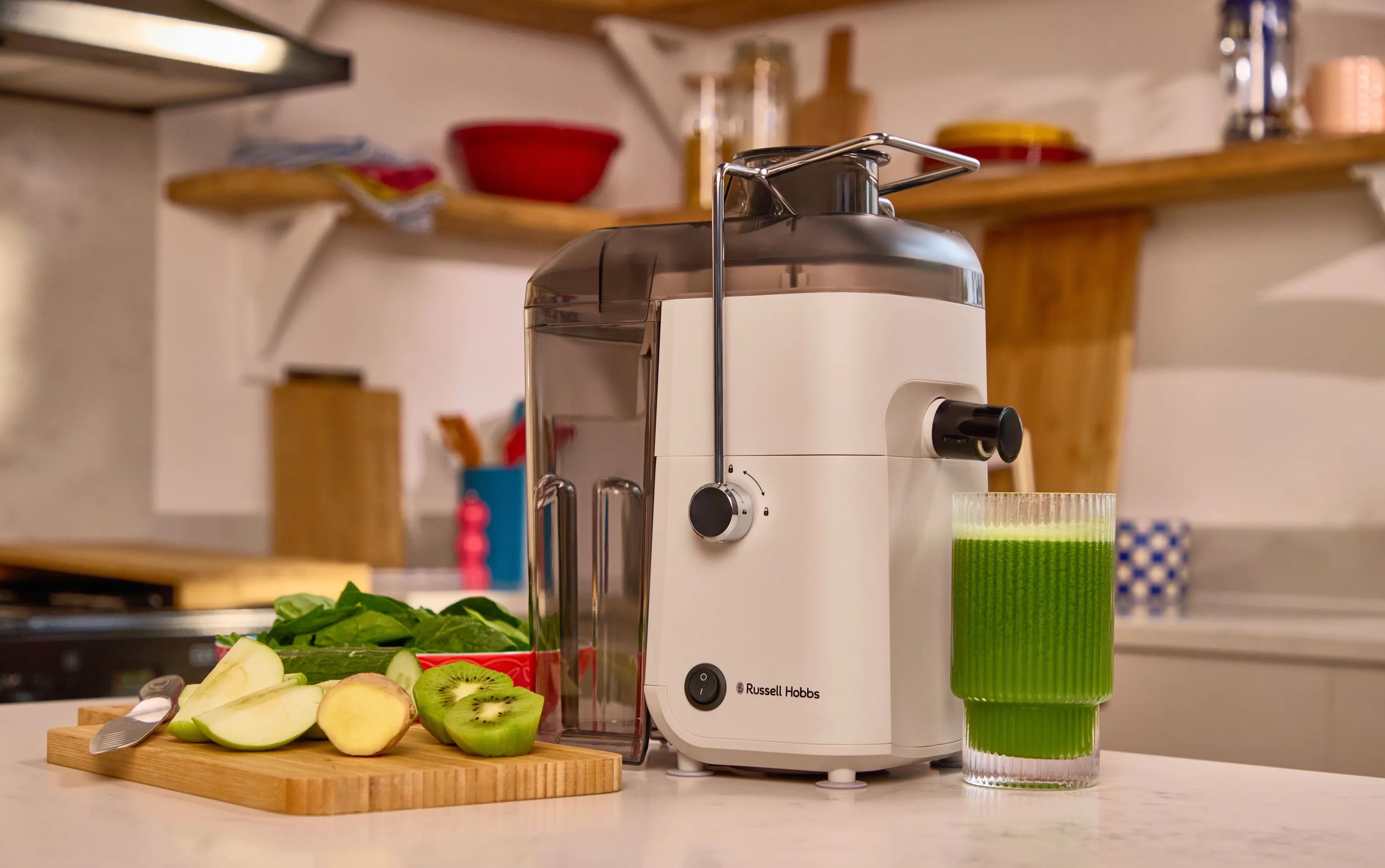 Russell Hobbs Juicepressere JuiceLuxe Juicer i Beige, 4