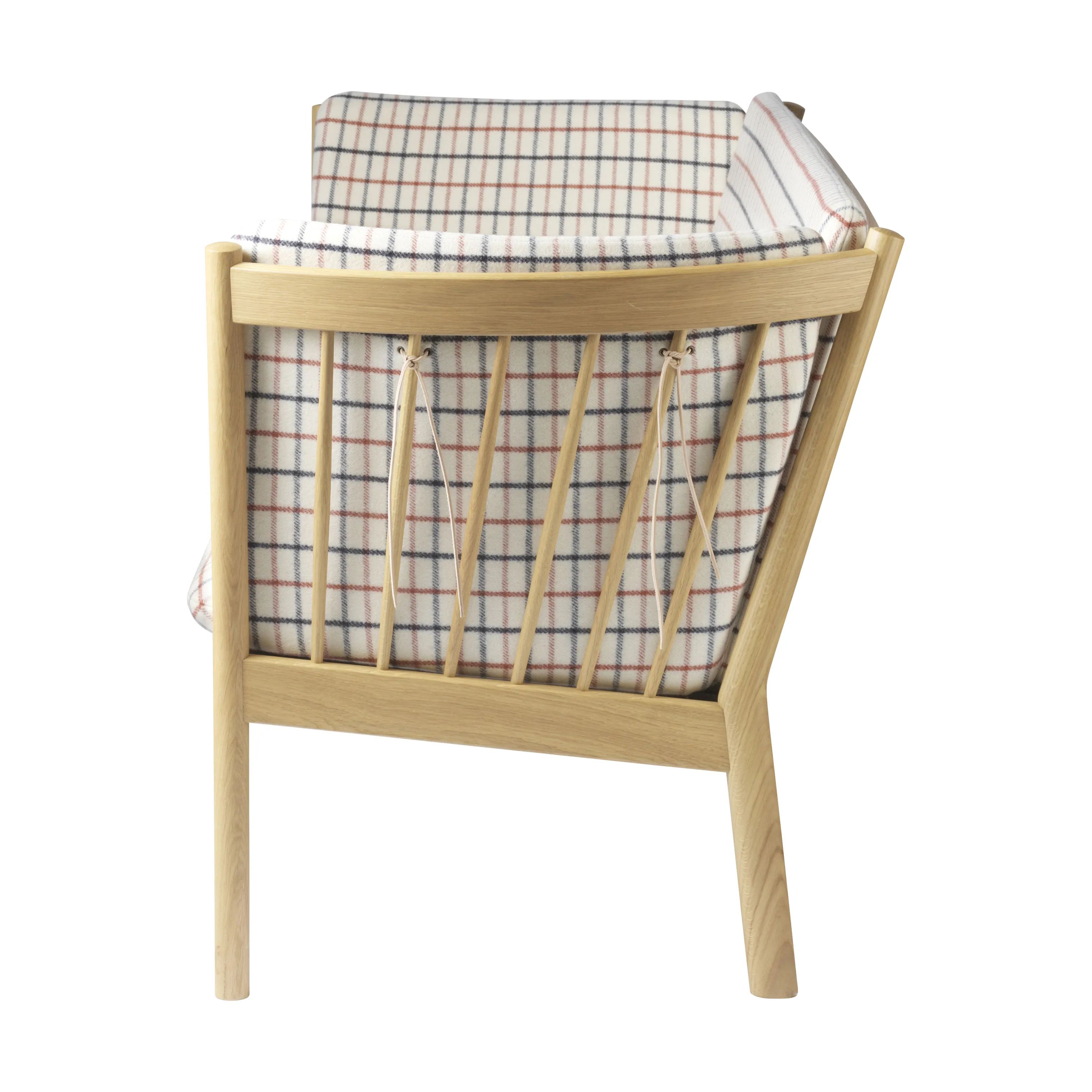 FDB Møbler Sofaer J149 Sofa i Rød ternet, 2