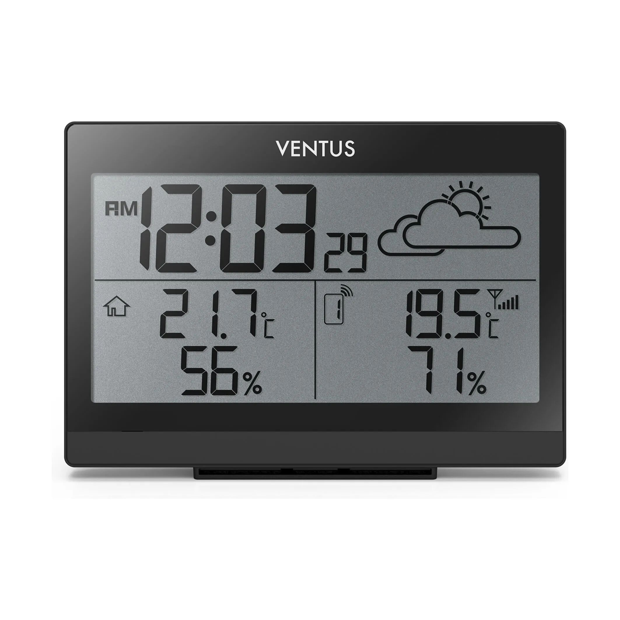 Ventus Vejrstationer Vejrstation W220 i Sort/220, 1