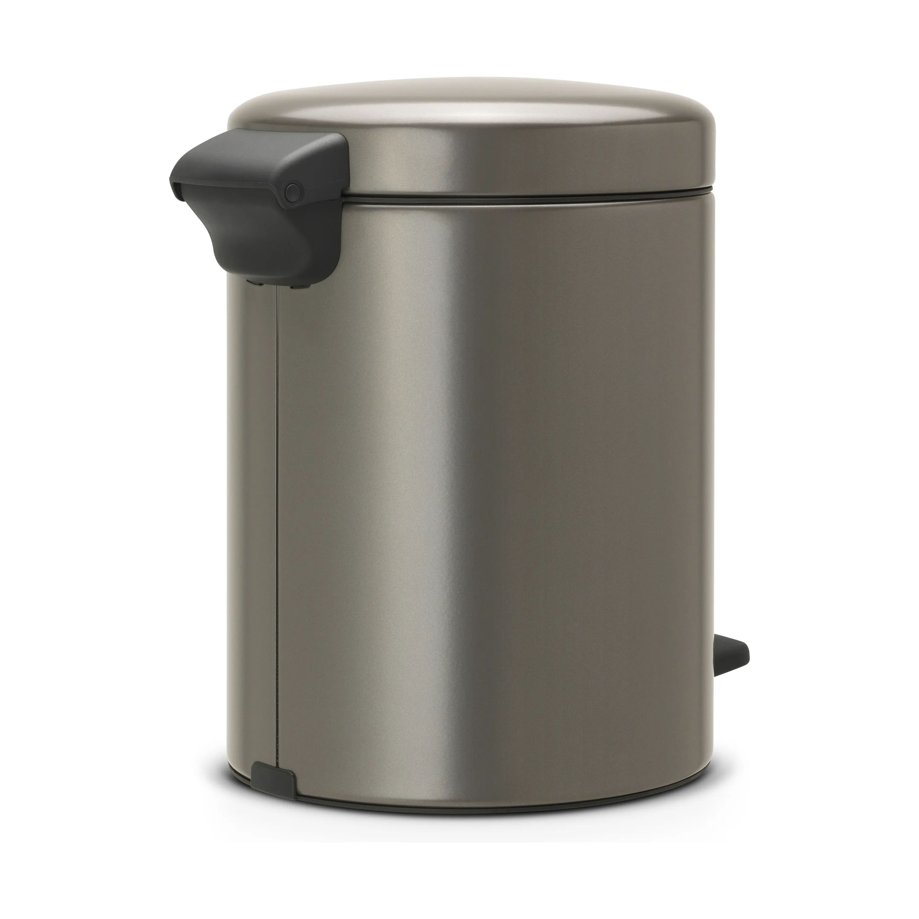 Brabantia Toiletspande NewIcon Pedalspand i Platinum, 5 L, 4
